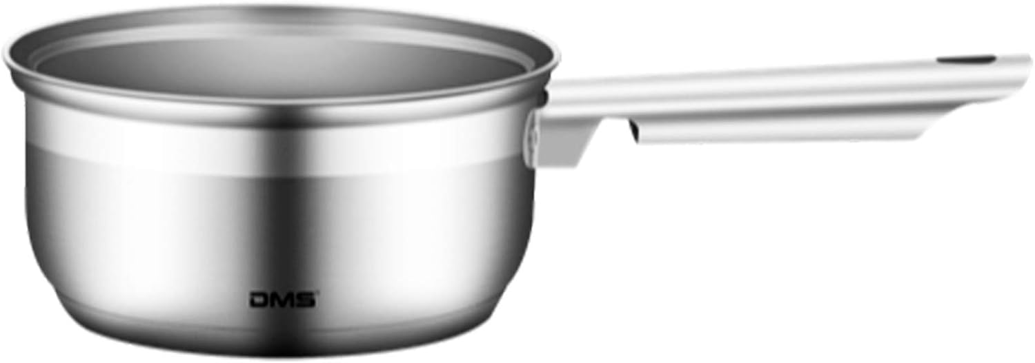 Kochtopfset, hochwertiger Edelstahl, geeignet für Induktions Herde, beschichtetes Kochset, Küchenkochgeschirrset, leicht zu reinigen, Kochtopf, Glasdeckel