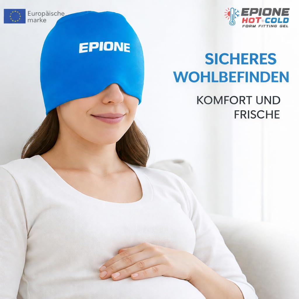 Kühlpads Epione 3XL Gelkissen kalt/warm – mit elastischem Gurt und Stoffhülle – wiederverwendbar zur Schmerzlinderung bei Muskel‑ und Gelenkschmerzen, Verletzungen und Physiotherapie