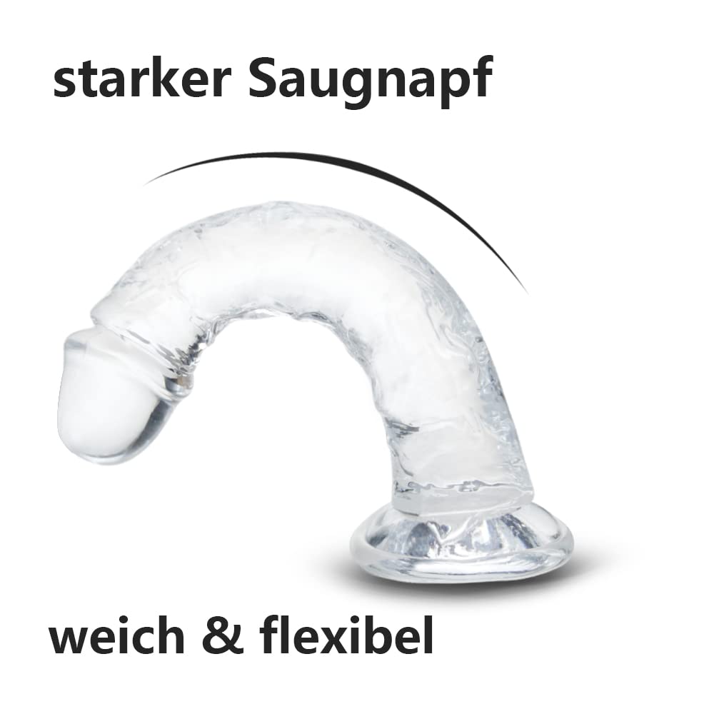 Dildo für Frauen, weiche realistische Anfänger Sexspielzeug, Jelly Dildo für Frauen, Paare, Erwachsene, Sexspielzeug & Spiele