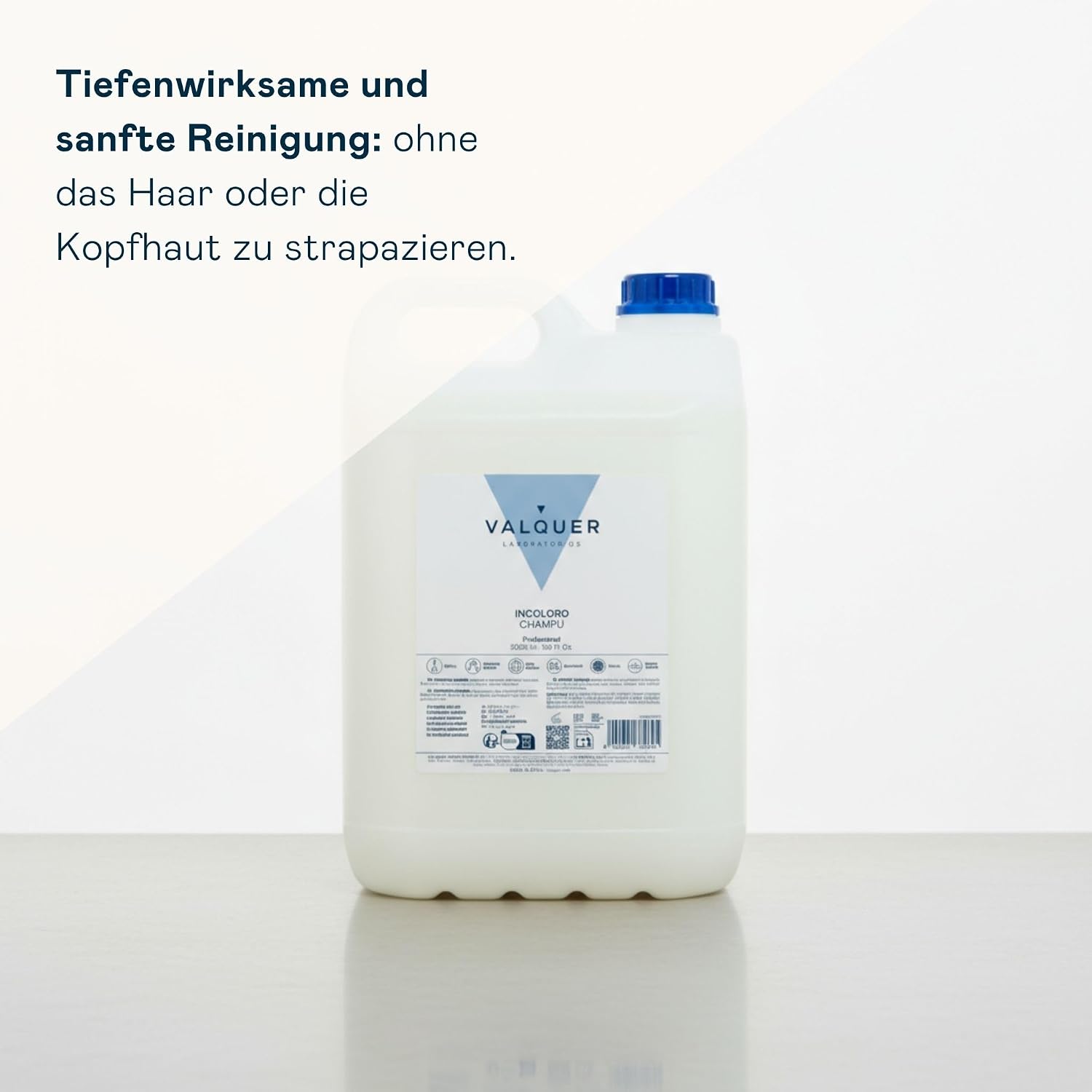 5 L Professionelle Shampoo Flasche | Stärkt und schützt das Haar | Tiefenreinigung und Geschmeidigkeit für alle Haartypen | Vegane Formel, silikonfrei