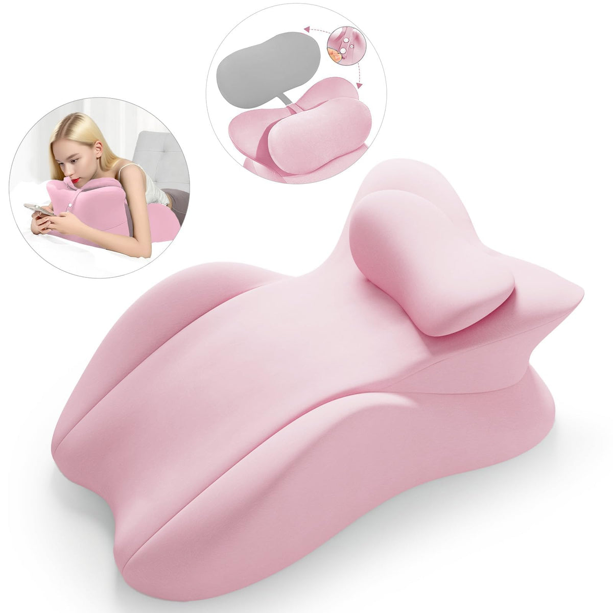 Keilkissen, Lesekissen Entspannungskissen für Bett, Sofa und Boden