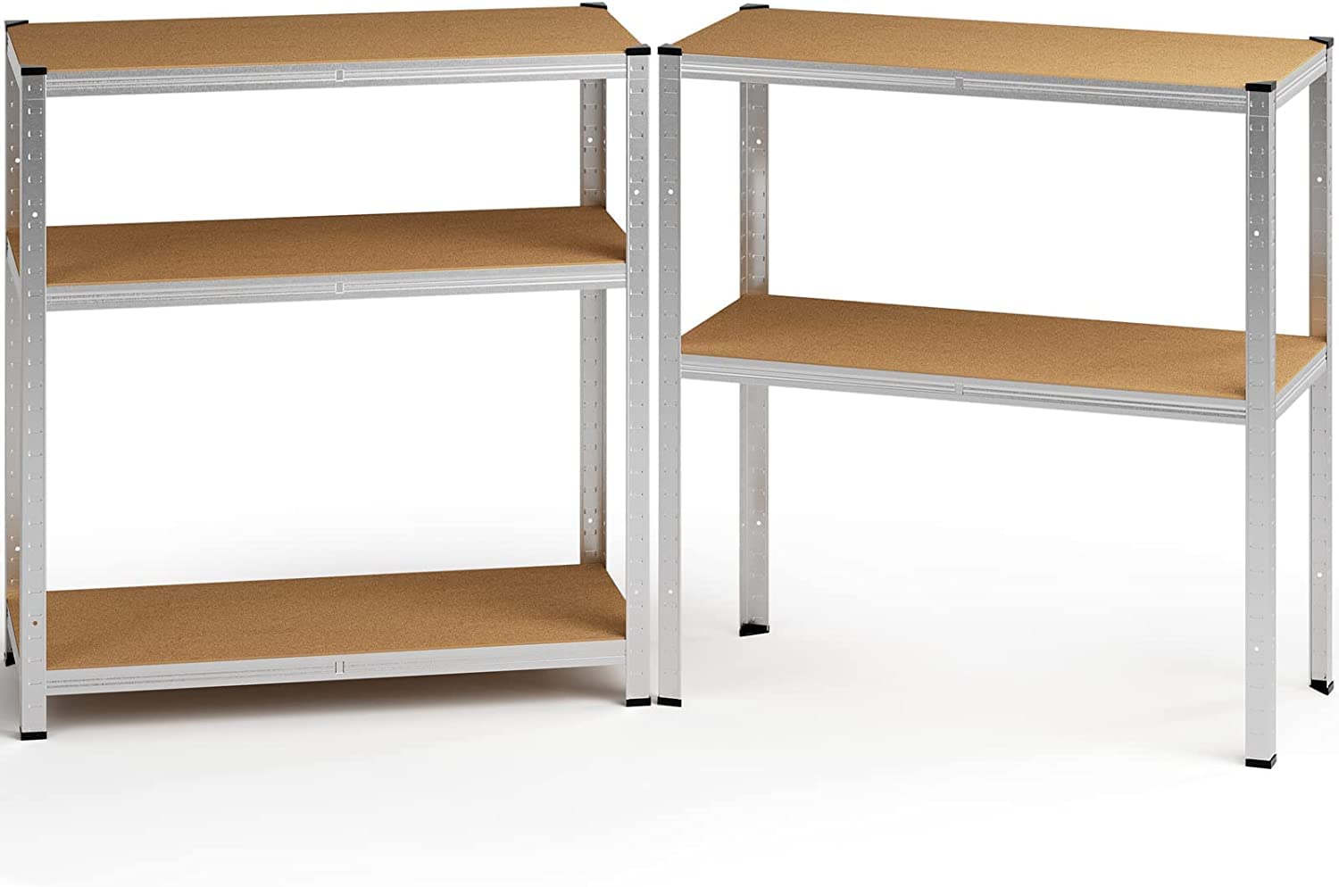 2er Set Schwerlastregal 180x90x40cm