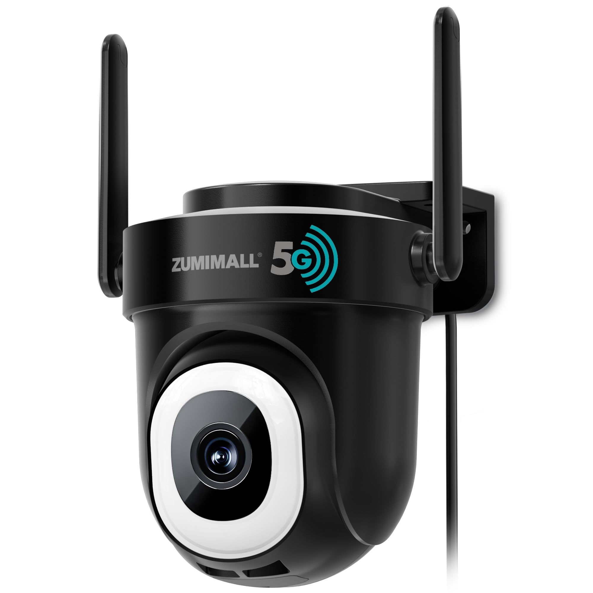 Überwachungskamera Aussen 5G/2,4GHz WLAN Kamera Überwachung aussen Kabelgebunden, 355°/90° PTZ, 24/7 Aufnahme,Nachtsicht,Cloud-Speicher,KI-Erkennung