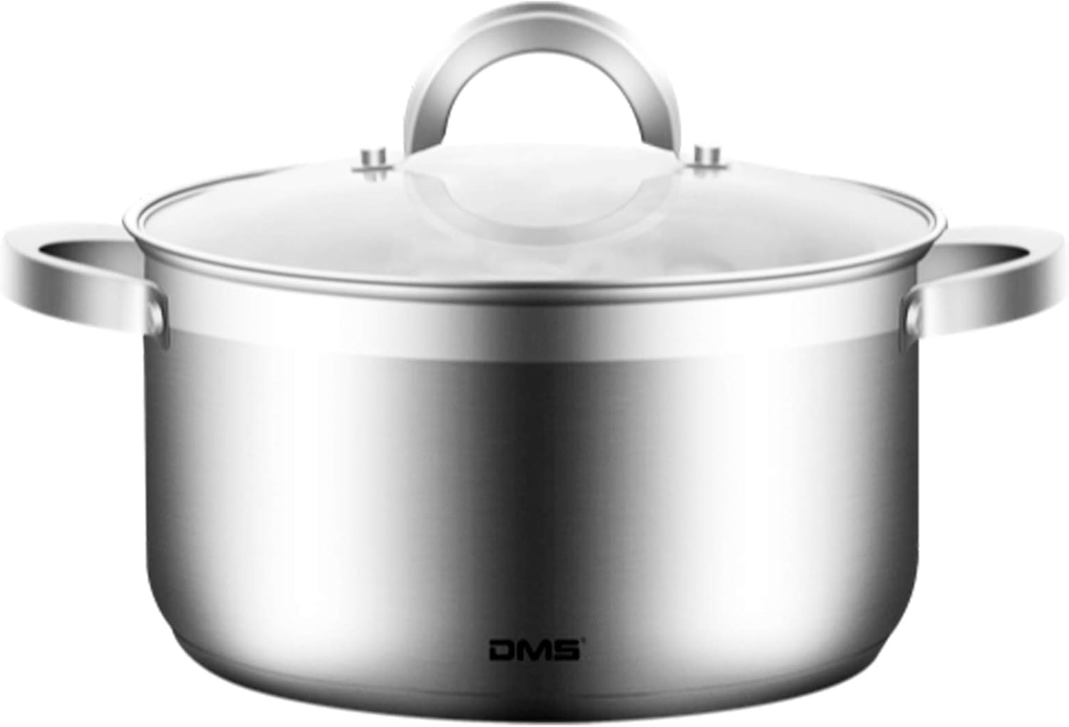 Kochtopfset, hochwertiger Edelstahl, geeignet für Induktions Herde, beschichtetes Kochset, Küchenkochgeschirrset, leicht zu reinigen, Kochtopf, Glasdeckel