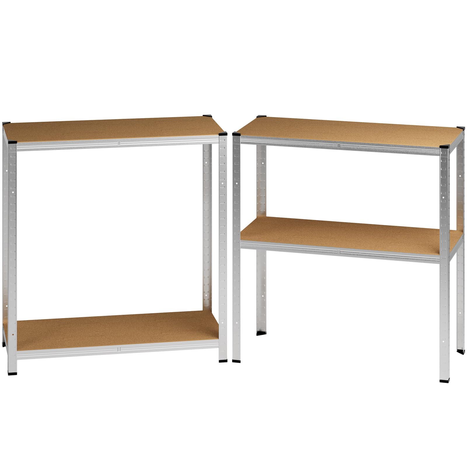 2er Set Schwerlastregal 180x90x40cm