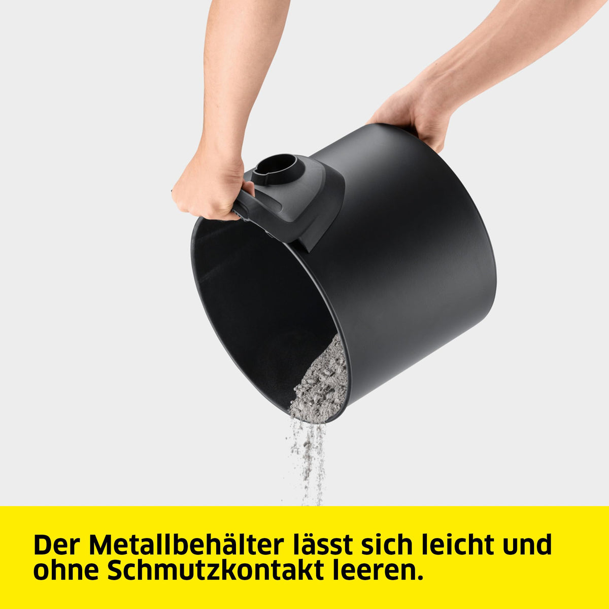 KÄRCHER Premium Aschesauger und Trockensauger Beutellos Schwarz/Silber Ideal für die Reinigung von Kaminen Pelletöfen und Grills