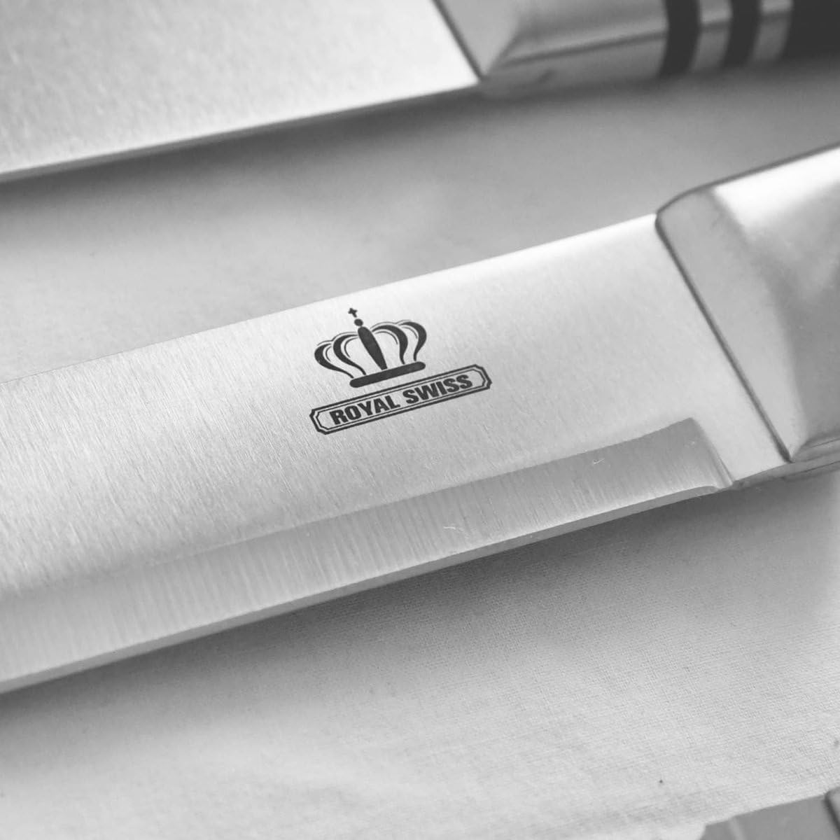 Professionelles Messer, Messerhalter Holz, 6-teiliges Set Küchenmesser-Set, Küchenmesser-Set, Edelstahl, Kochmesserhalter mit Punktmesser