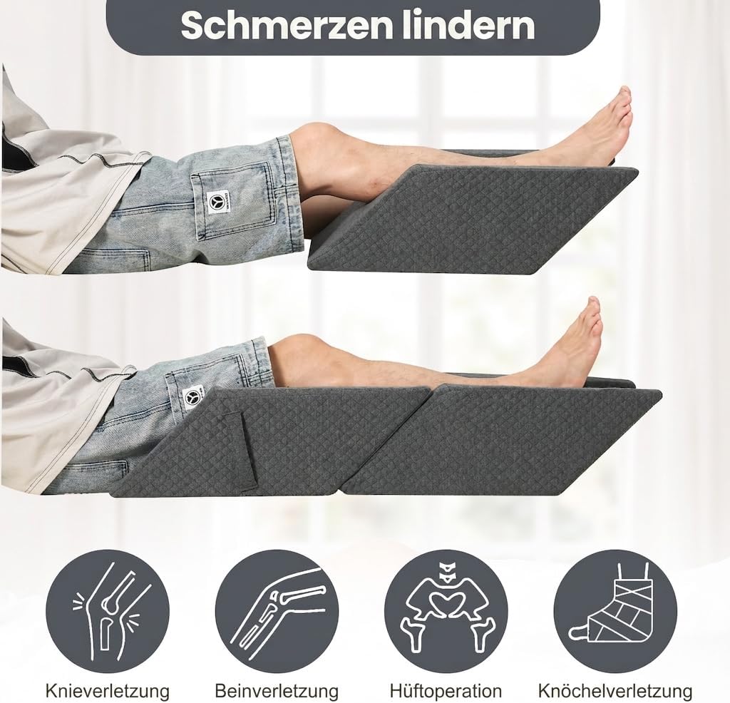 2-Teil Modulares Beinkissen, Beinhochlagerungskissen