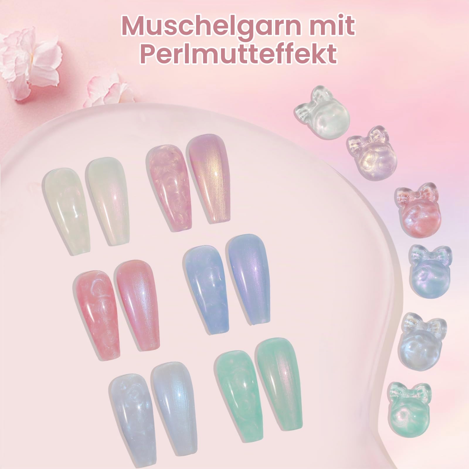 UV Nagellack Thermo 6 Farben UV Gellack Farbwechsel Gel Nagellack