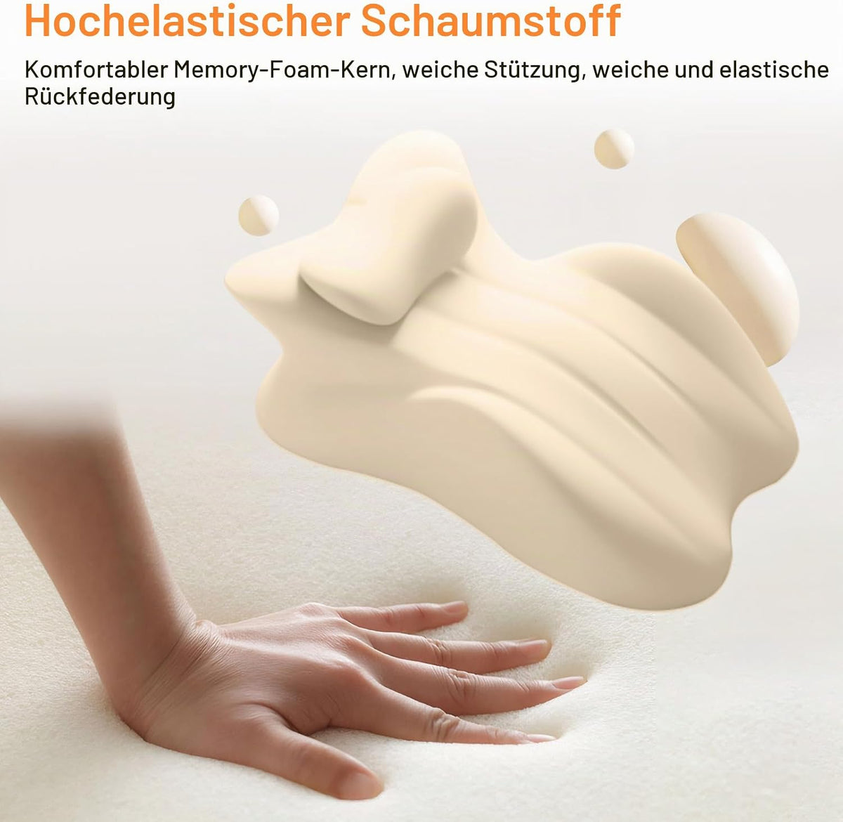 Keilkissen, Lesekissen Entspannungskissen für Bett, Sofa und Boden