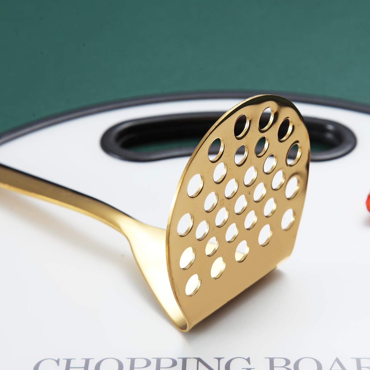 Goldfarbenes Kochutensilien Set, Edelstahl 13 Stück Küchenutensilien Set mit Titanbeschichtung, Küchenutensilien Set mit Utensilienhalter, Geschirrspüler-sicher, leicht zu reinigen