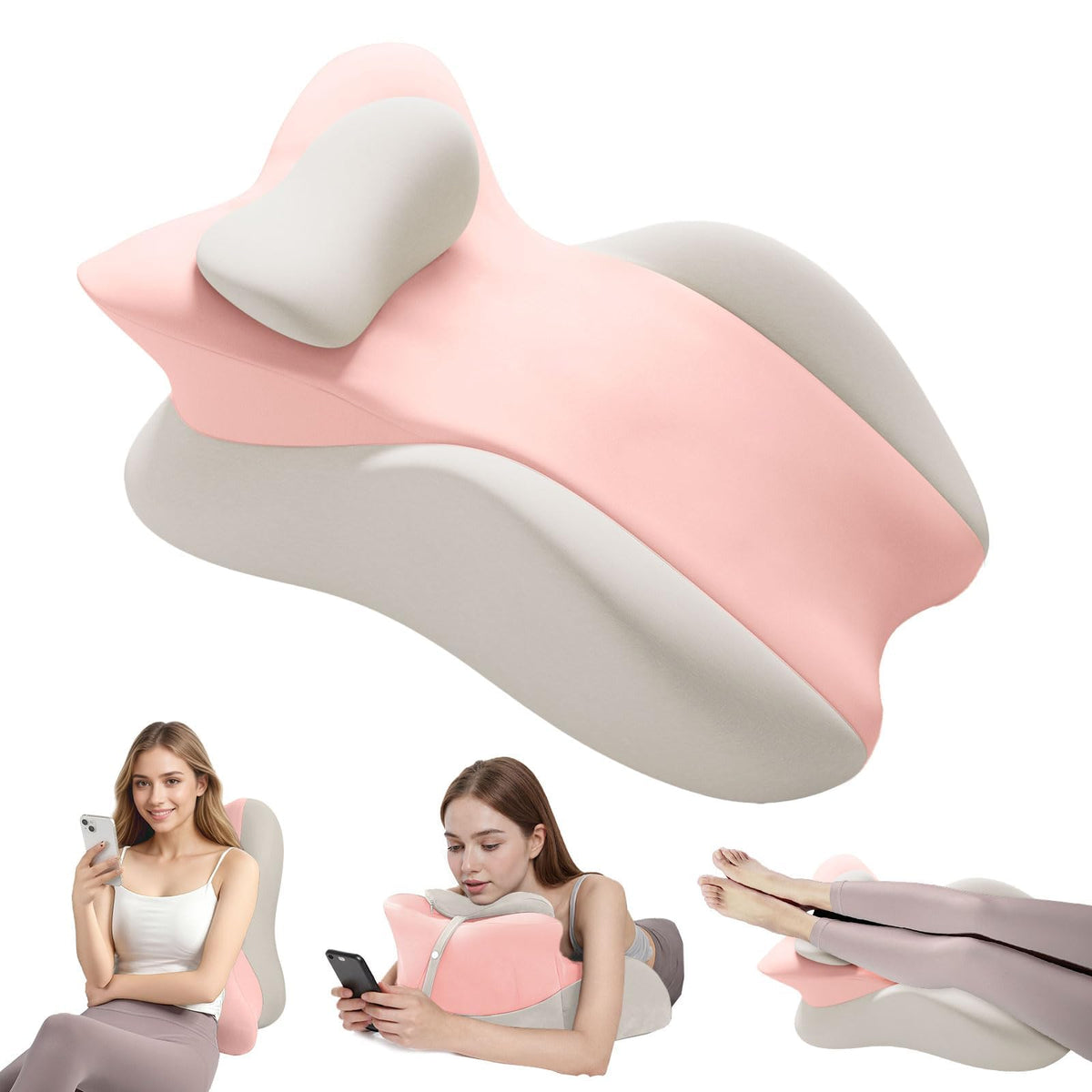 Keilkissen, Lesekissen Entspannungskissen für Bett, Sofa und Boden