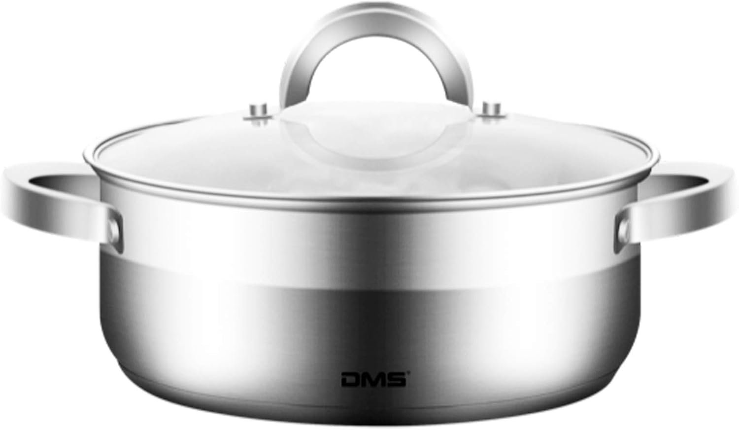 Kochtopfset, hochwertiger Edelstahl, geeignet für Induktions Herde, beschichtetes Kochset, Küchenkochgeschirrset, leicht zu reinigen, Kochtopf, Glasdeckel