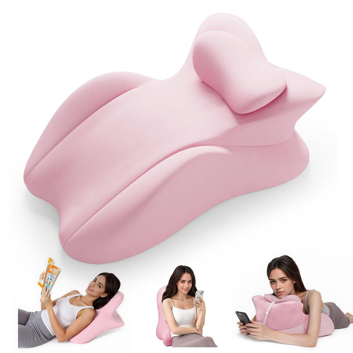 Keilkissen, Lesekissen Entspannungskissen für Bett, Sofa und Boden