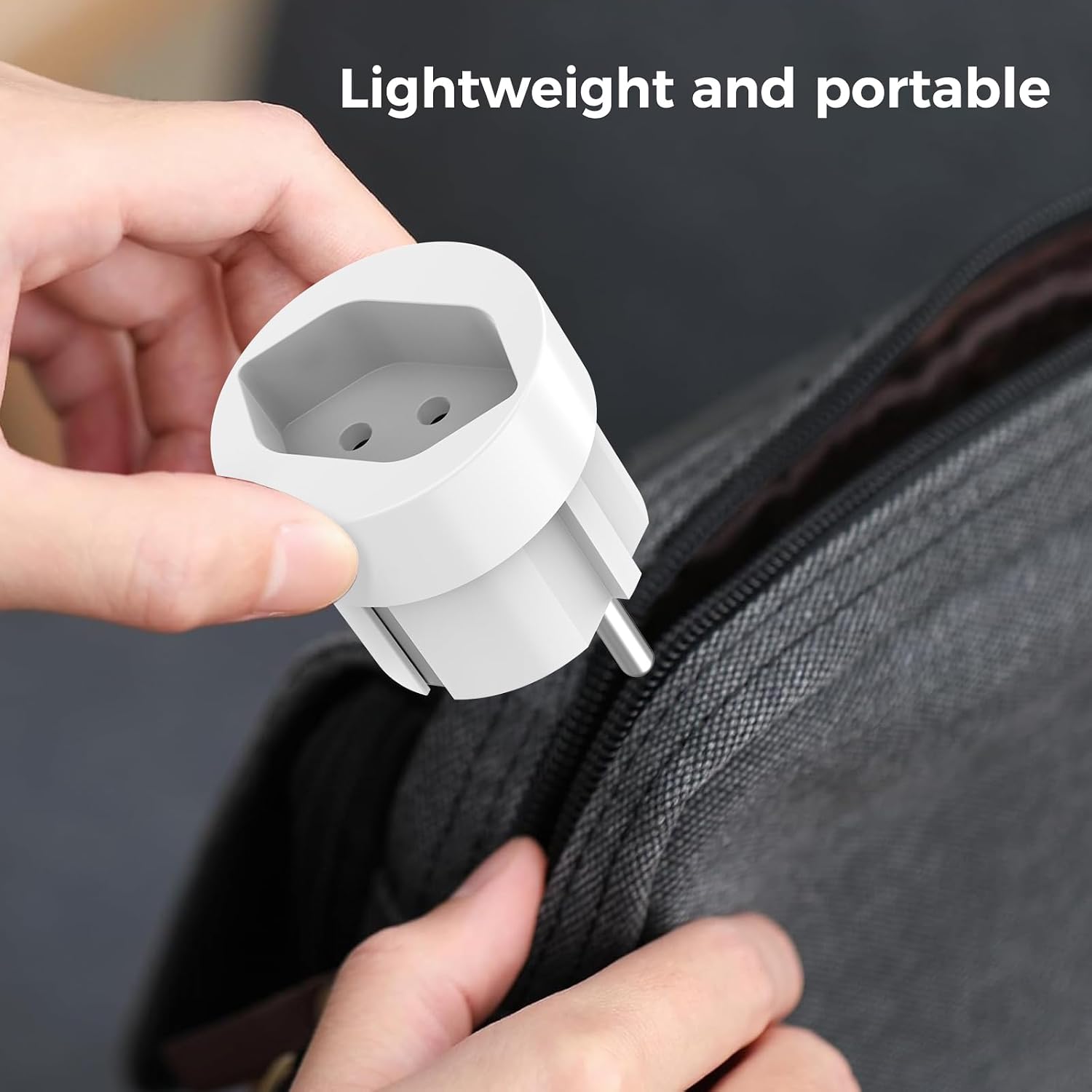 Reiseadapter Schweiz auf EU Adapterstecker, 3 Stück Schweiz auf EU Reisestecker Adapter, Liechtenstein auf EU Adapterstecker 3 poliger Schweizer Stecker auf 2 polige DE Buchse Schweizer Steckdose
