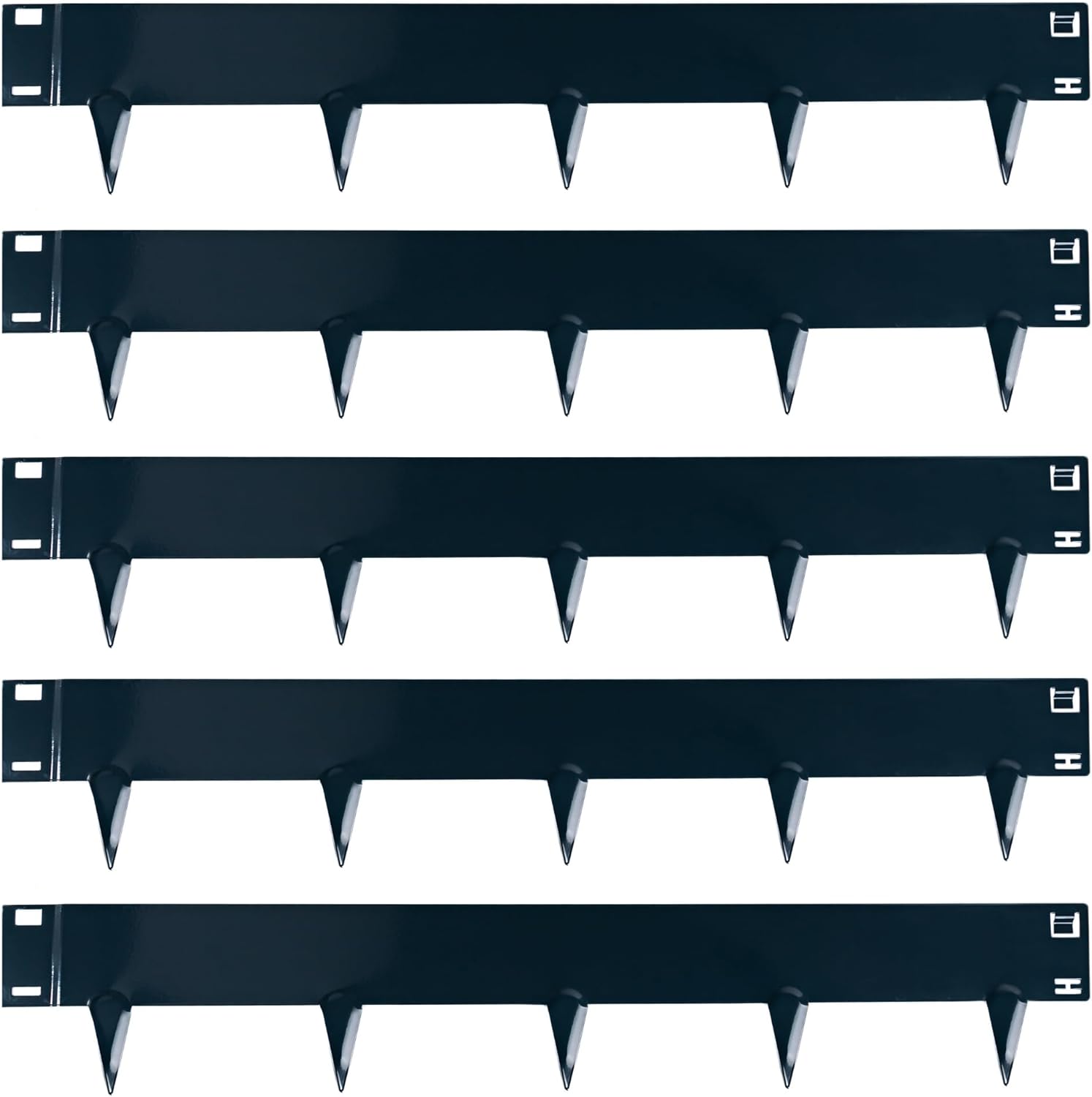 Flexible Rasenkante aus Metall - Garten Metall Beeteinfassung - Beetbegrenzung Einfach einschlagen, 1 Paar Montagehandschuhe inklusive