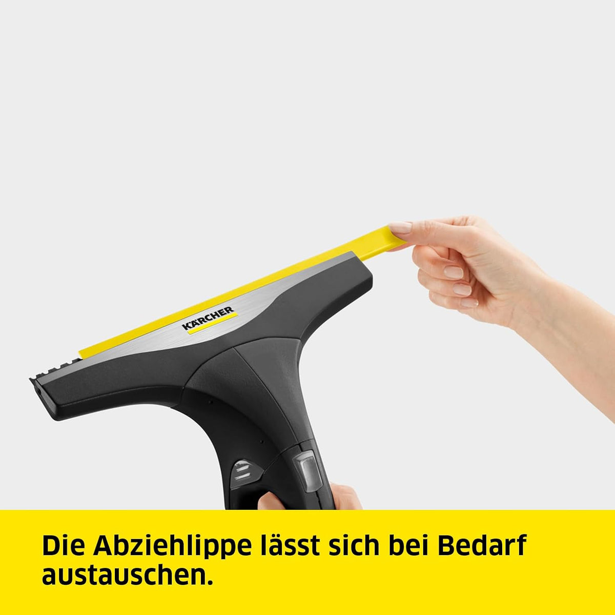 KÄRCHER Akku Fenstersauger WV 2 Black Edition, Akkulaufzeit: 35 min