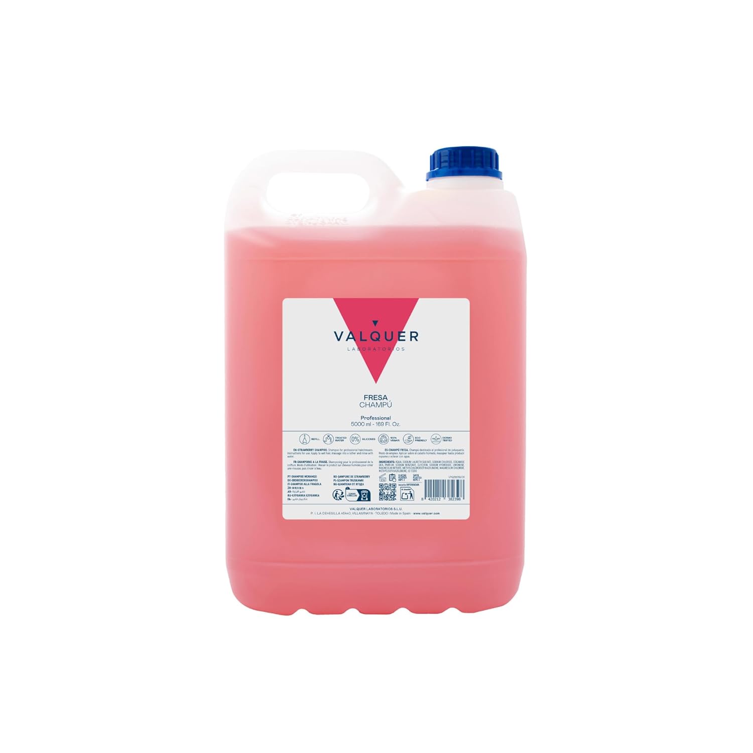 5 L Professionelle Shampoo Flasche | Stärkt und schützt das Haar | Tiefenreinigung und Geschmeidigkeit für alle Haartypen | Vegane Formel, silikonfrei