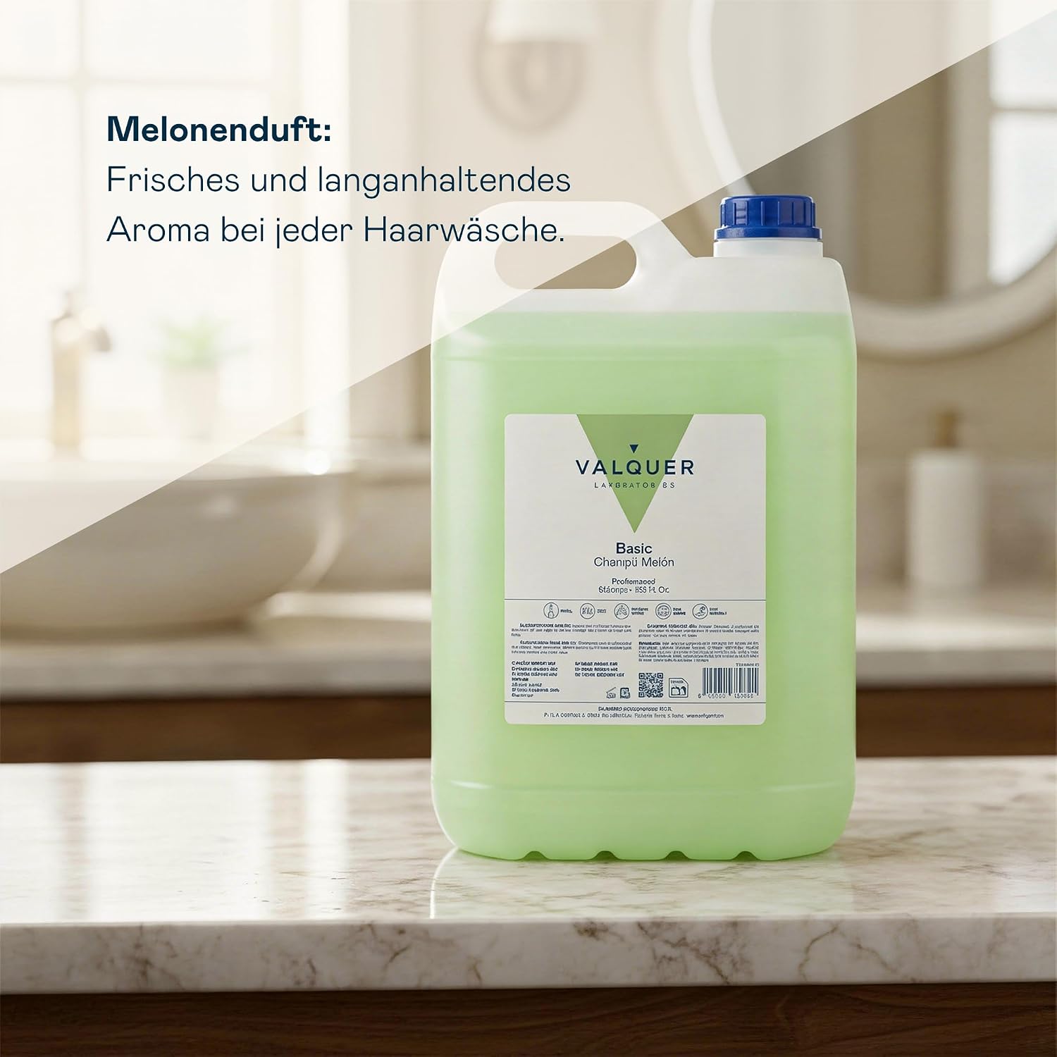 5 L Professionelle Shampoo Flasche | Stärkt und schützt das Haar | Tiefenreinigung und Geschmeidigkeit für alle Haartypen | Vegane Formel, silikonfrei