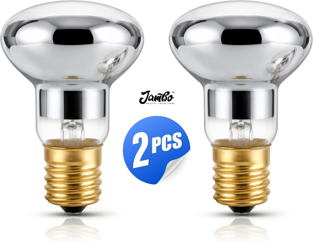 Jambo Flüssigkeitslampen Ersatzbirnen – 2er-Pack 30-Watt-G9-Birnen, Ersatzlampe für 16" Flüssigkeits-Bewegungslampen