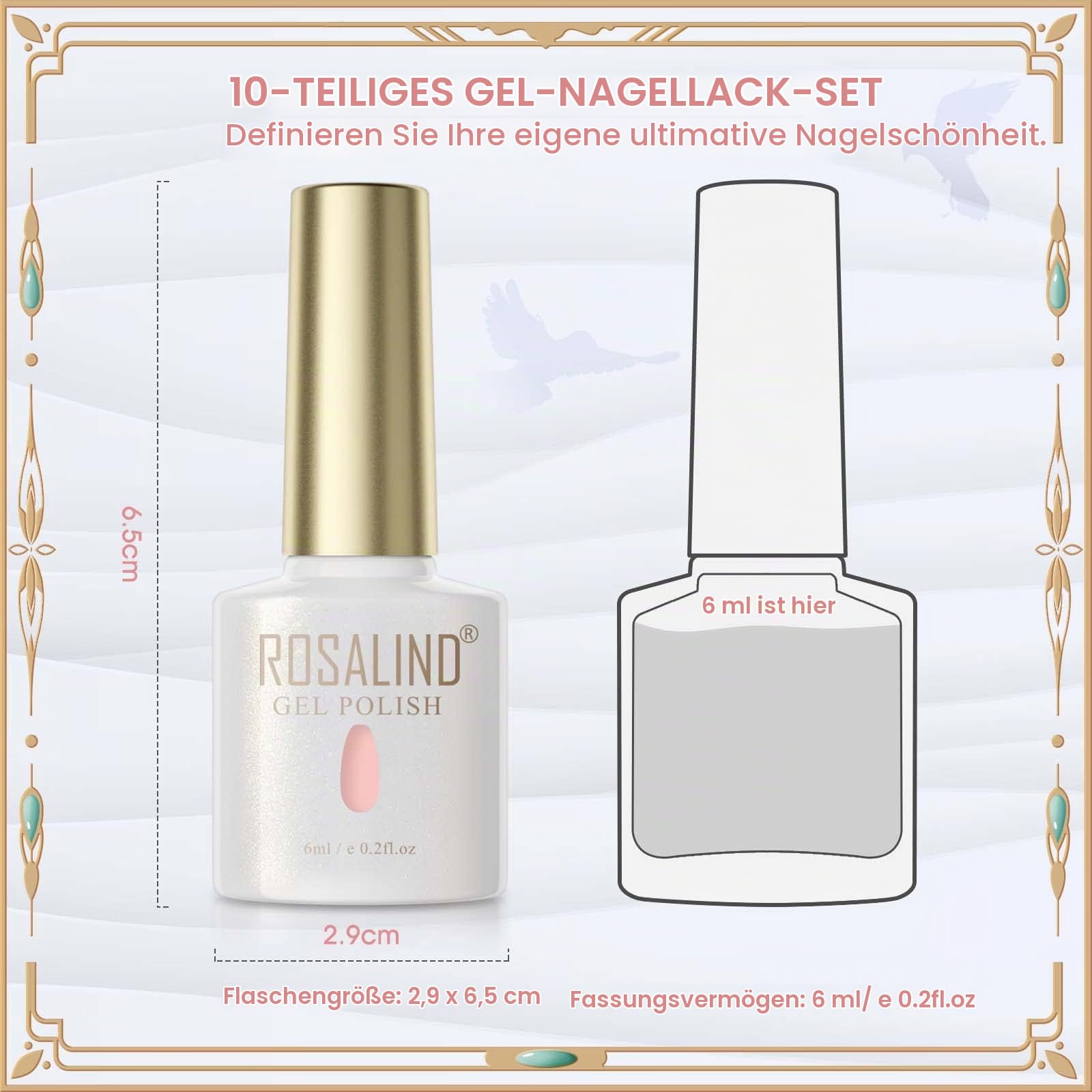 UV Nagellack Thermo 6 Farben UV Gellack Farbwechsel Gel Nagellack