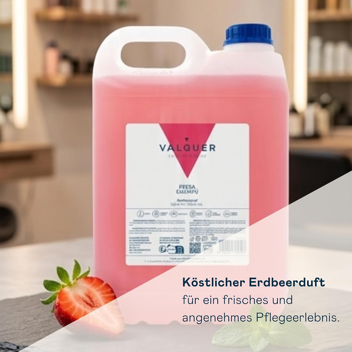 5 L Professionelle Shampoo Flasche | Stärkt und schützt das Haar | Tiefenreinigung und Geschmeidigkeit für alle Haartypen | Vegane Formel, silikonfrei