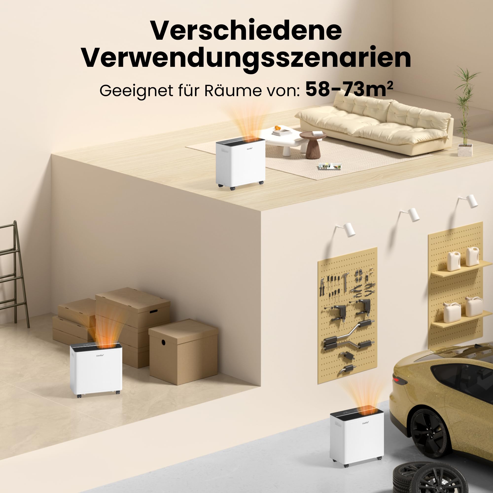 Luftentfeuchter / APP-fähig WLAN-Steuerung