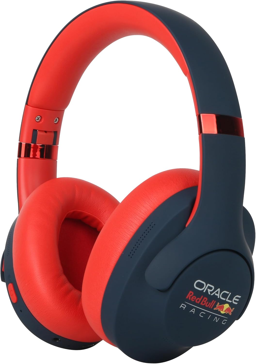 Red Bull Racing Bluetooth Kopfhörer RB-HP130 mit 40mm Treiber, USB-C, 11h Akku, AUX Anschluss, faltbar, kabellos, Over-Ear Headset mit Mikrofon für Musik, Gaming, Telefonate, Reisen & Alltag