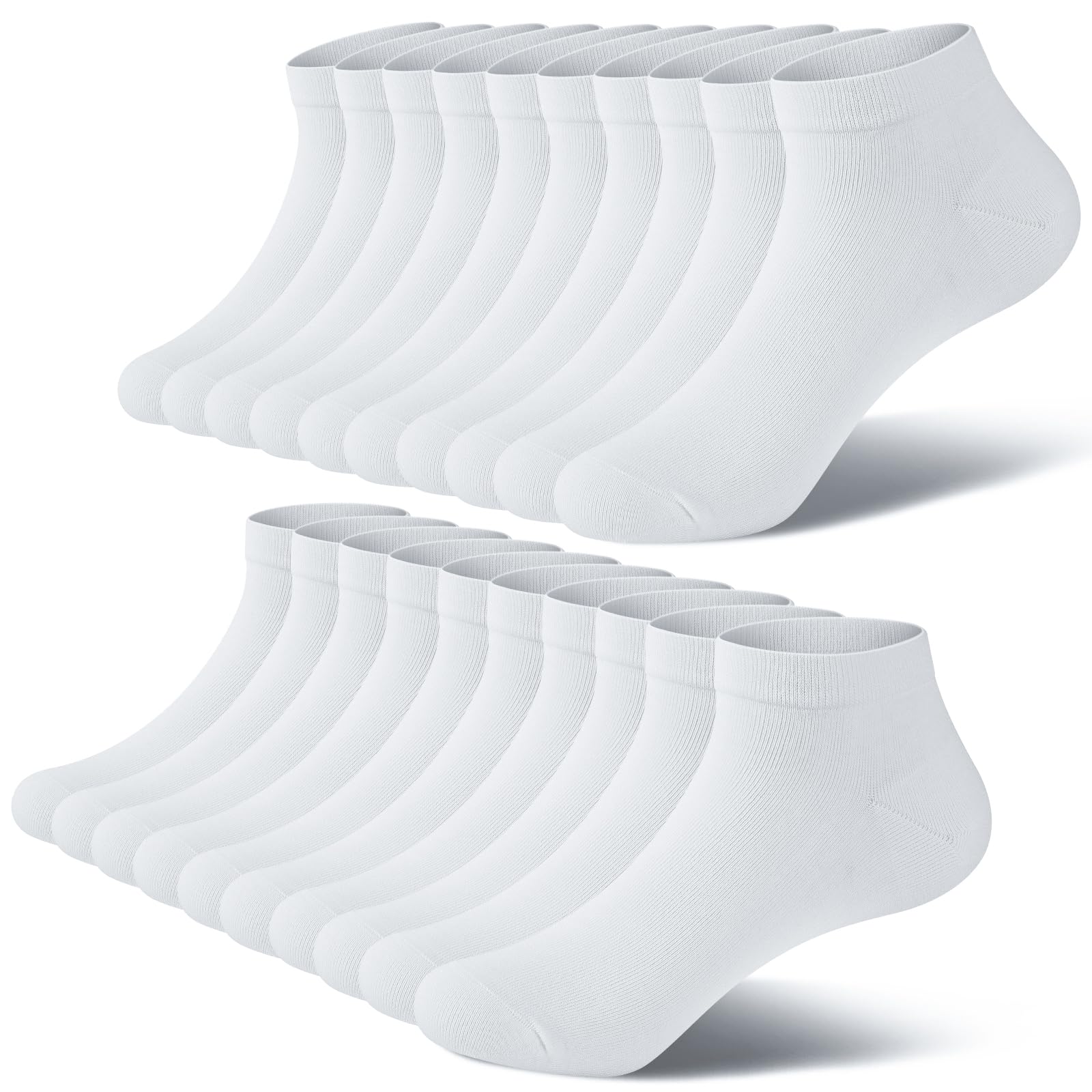 Sneaker Socken Herren Damen 10 Paar Kurzsocken Baumwolle