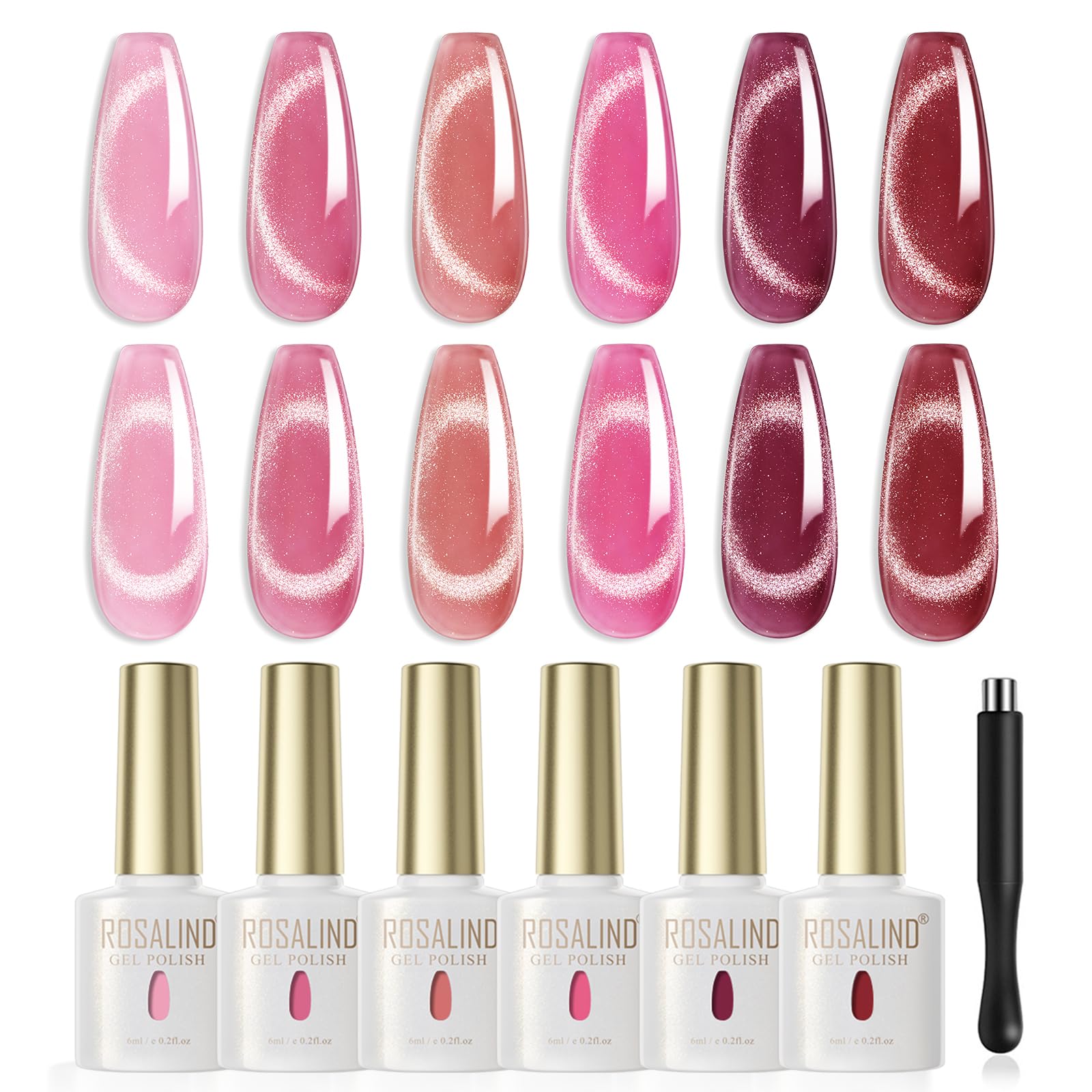 UV Nagellack Thermo 6 Farben UV Gellack Farbwechsel Gel Nagellack