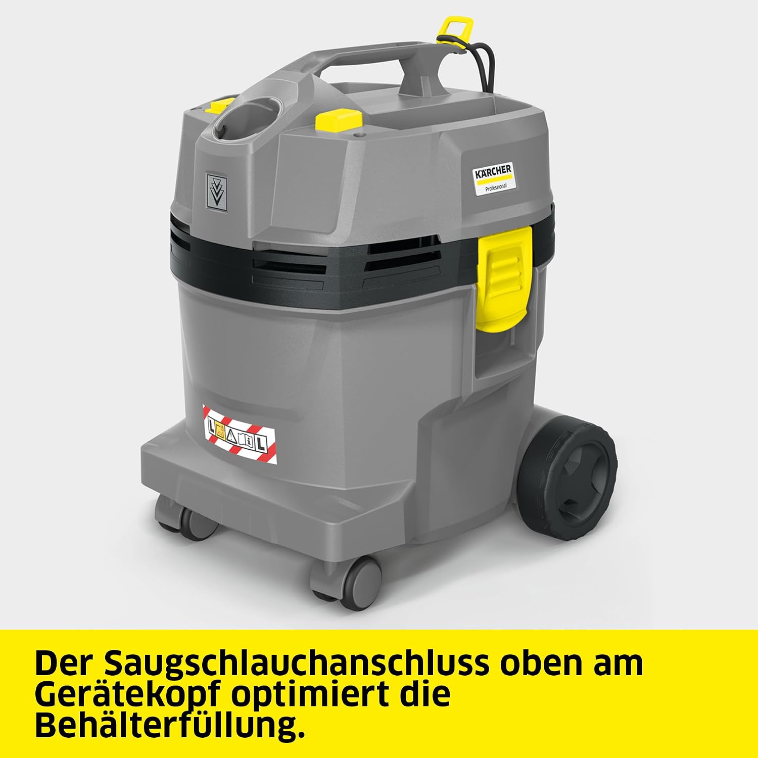 KÄRCHER Nass- und Trockensauger NT 22/1 Ap L, Leistung: max. 1300 W, PES-Patronenfilter, Kunststoffbehälter: 22 l, Saugschlauch: 1,9 m, Krümmer, Nass-/Trockenbodendüse Standard (300 mm), Fugendüse