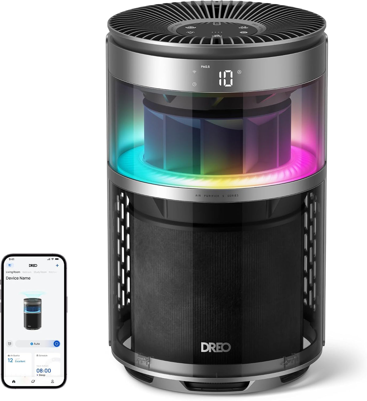 Smart Luftreiniger 530S für Schlafzimmer, CADR 221 m³/h
