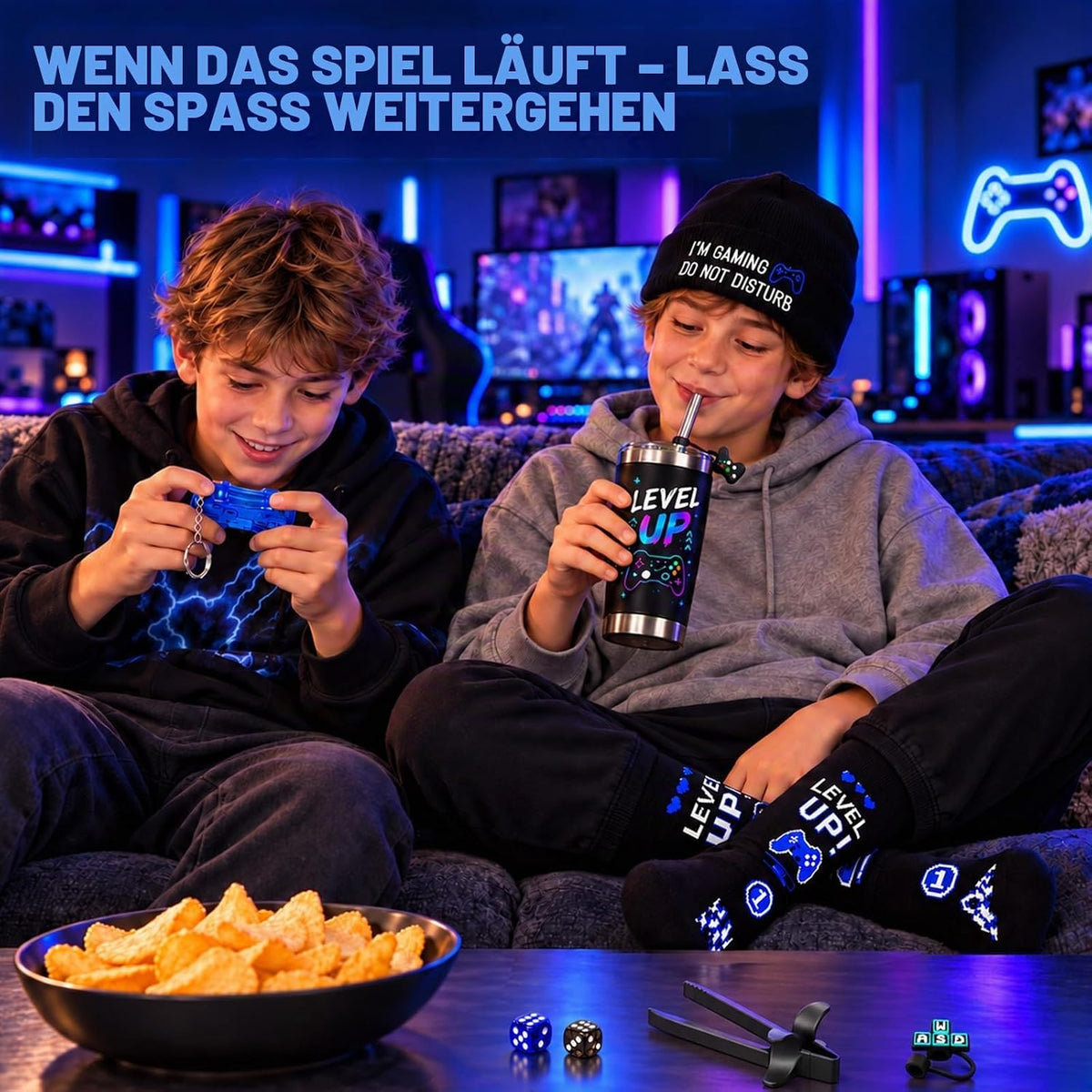 Gaming Adventskalender 2026 Teenager mit Umfangreiches Gamer Geschenkset