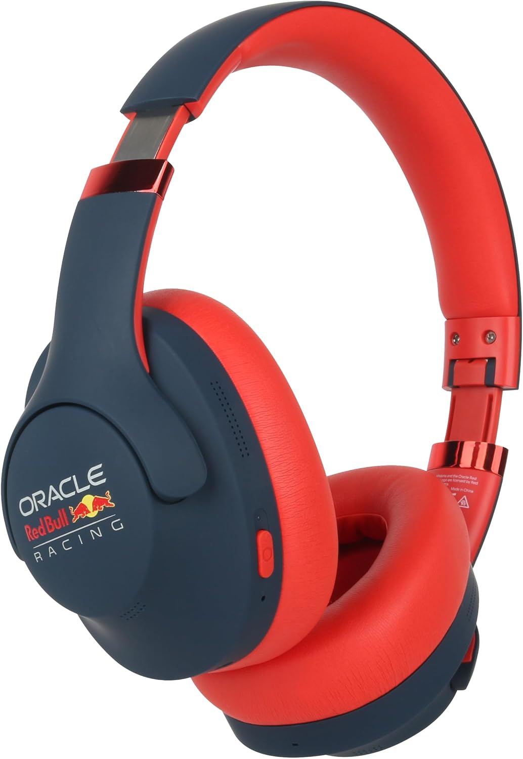 Red Bull Racing Bluetooth Kopfhörer RB-HP130 mit 40mm Treiber, USB-C, 11h Akku, AUX Anschluss, faltbar, kabellos, Over-Ear Headset mit Mikrofon für Musik, Gaming, Telefonate, Reisen & Alltag