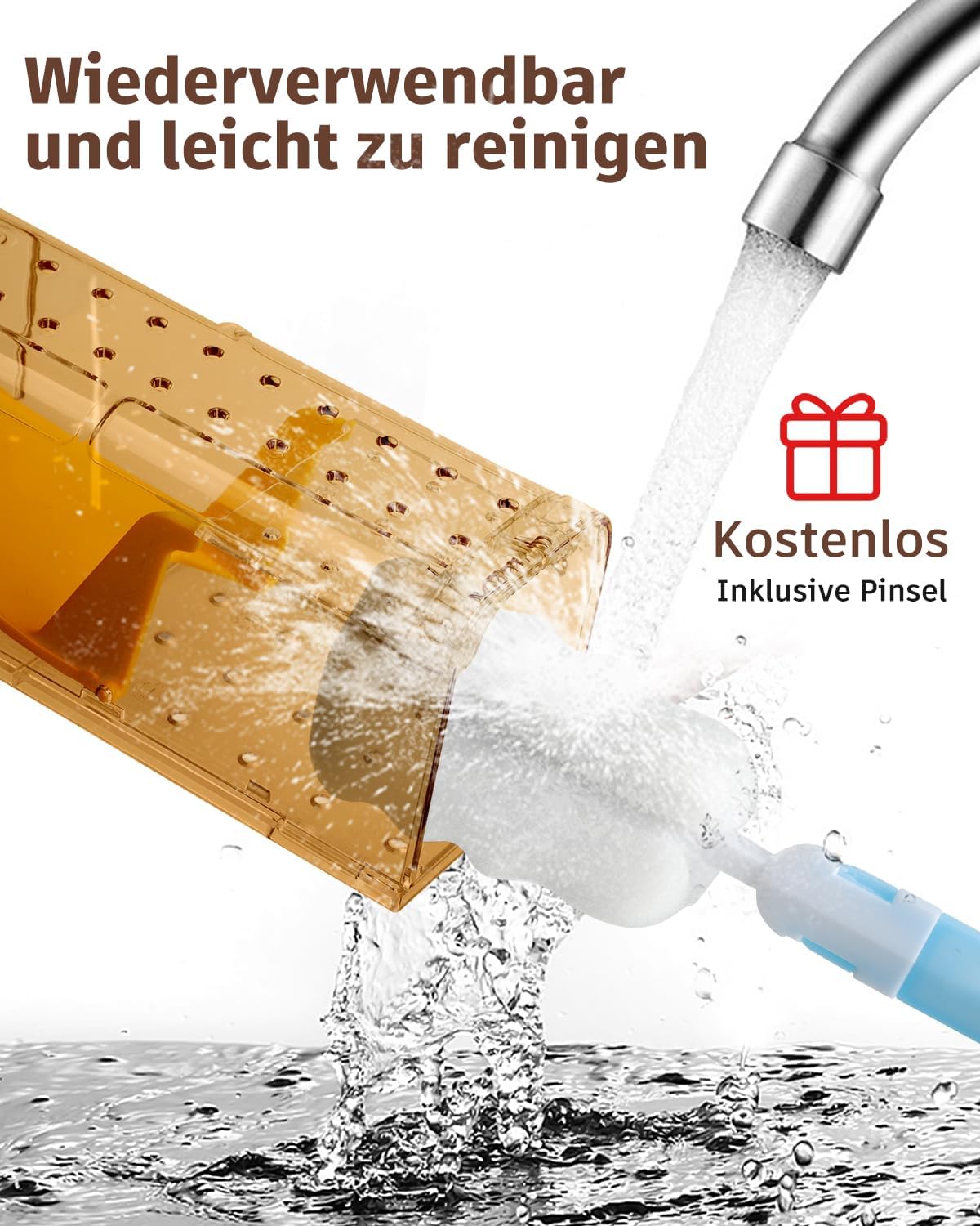 Mausefalle Lebend , Lebendfalle Maus, Wiederverwendbar, Tierfreundliche, Hochsensitive Quick Release, Kontakt mit Mäusen vermeiden - Gartenzubehör