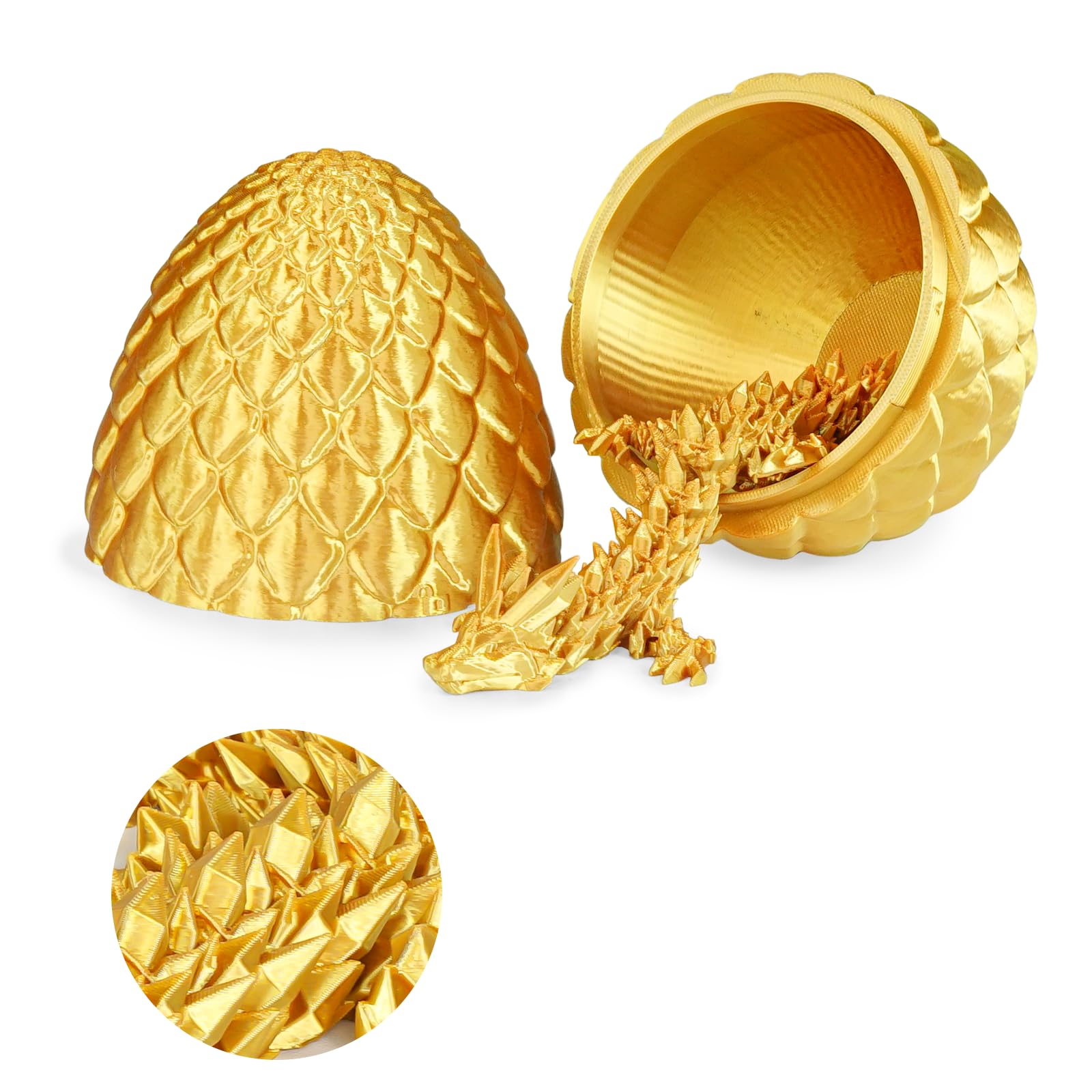 Überraschungseier - Drachenei mit Drachen im Inneren, Geschenke für Kinder und Erwachsene, 3D-gedrucktes Fidget-Spielzeug, perfekt für Weihnachten, Ostern, Geburtstage, Dekoration, Stressabbau