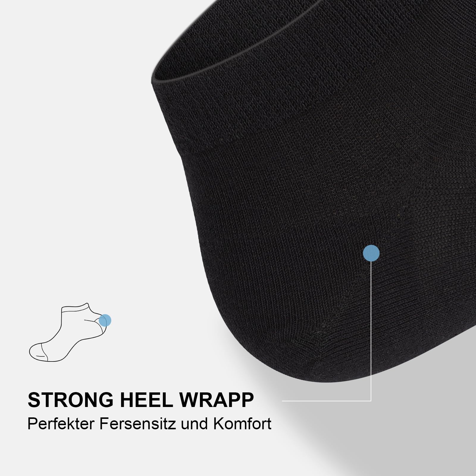 Sneaker Socken Herren Damen 10 Paar Kurzsocken Baumwolle