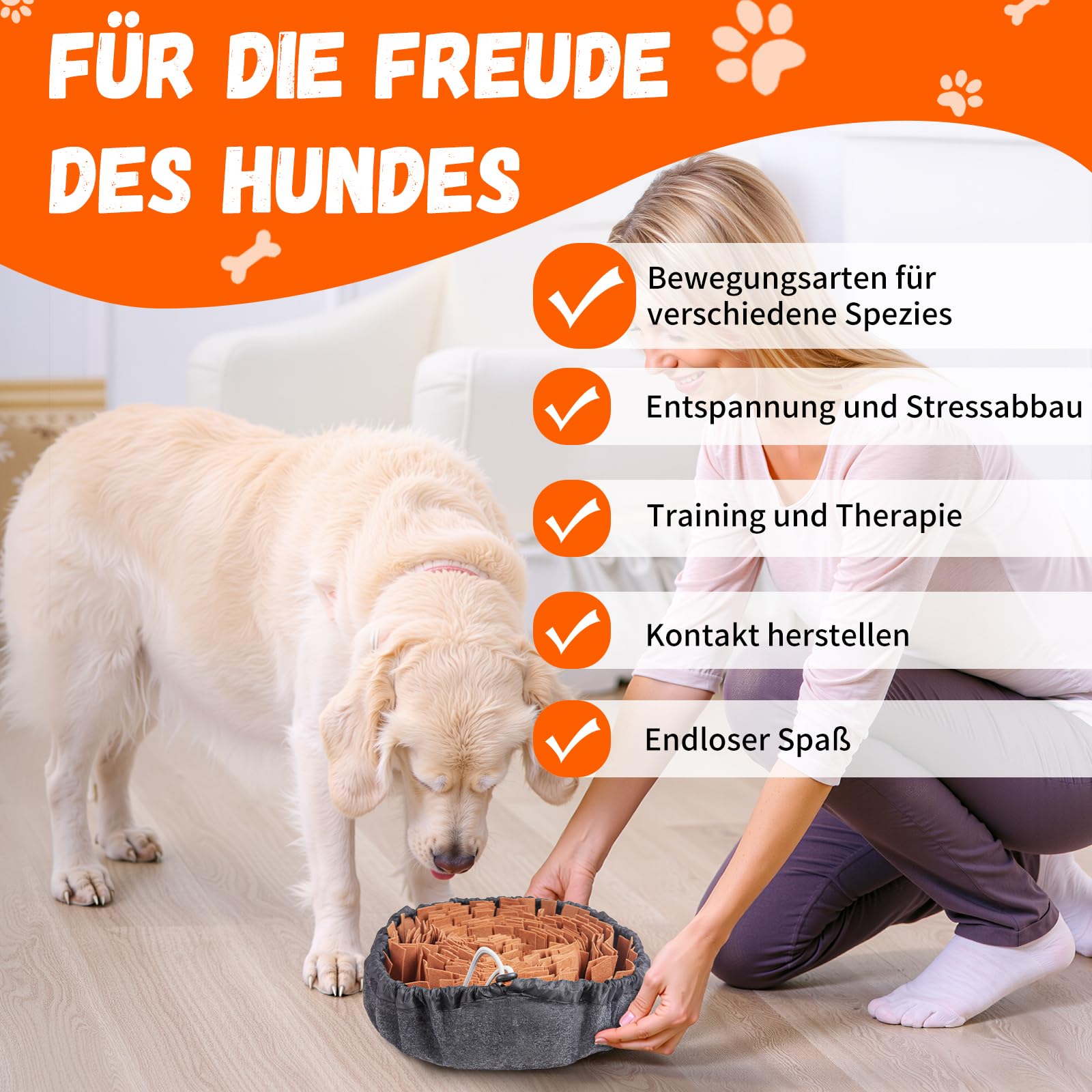 Robustes und langlebiges Intelligenzspielzeug für Hunde, das für alle Hunderassen geeignet und waschbar ist! NEU & OVP!