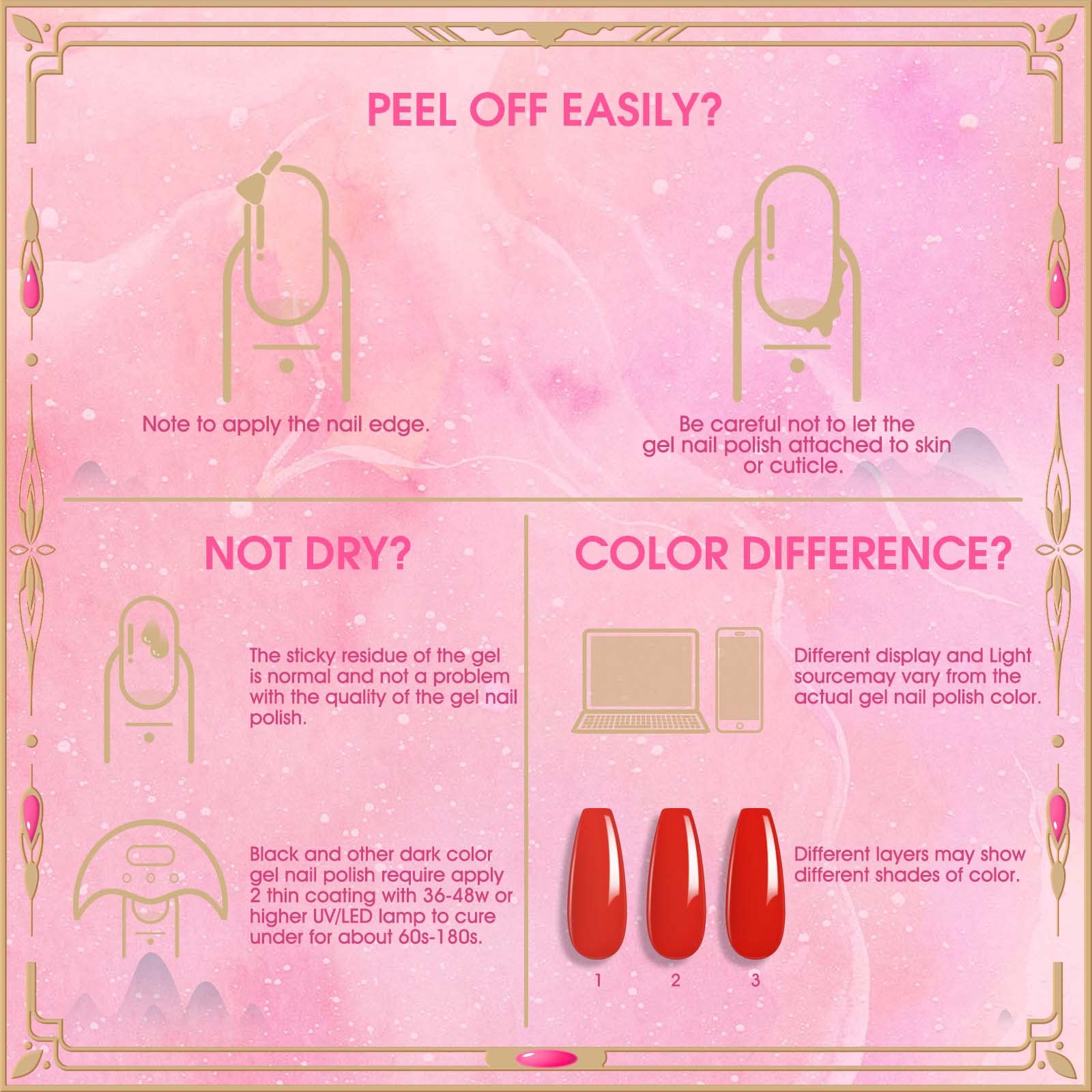 UV Nagellack Thermo 6 Farben UV Gellack Farbwechsel Gel Nagellack