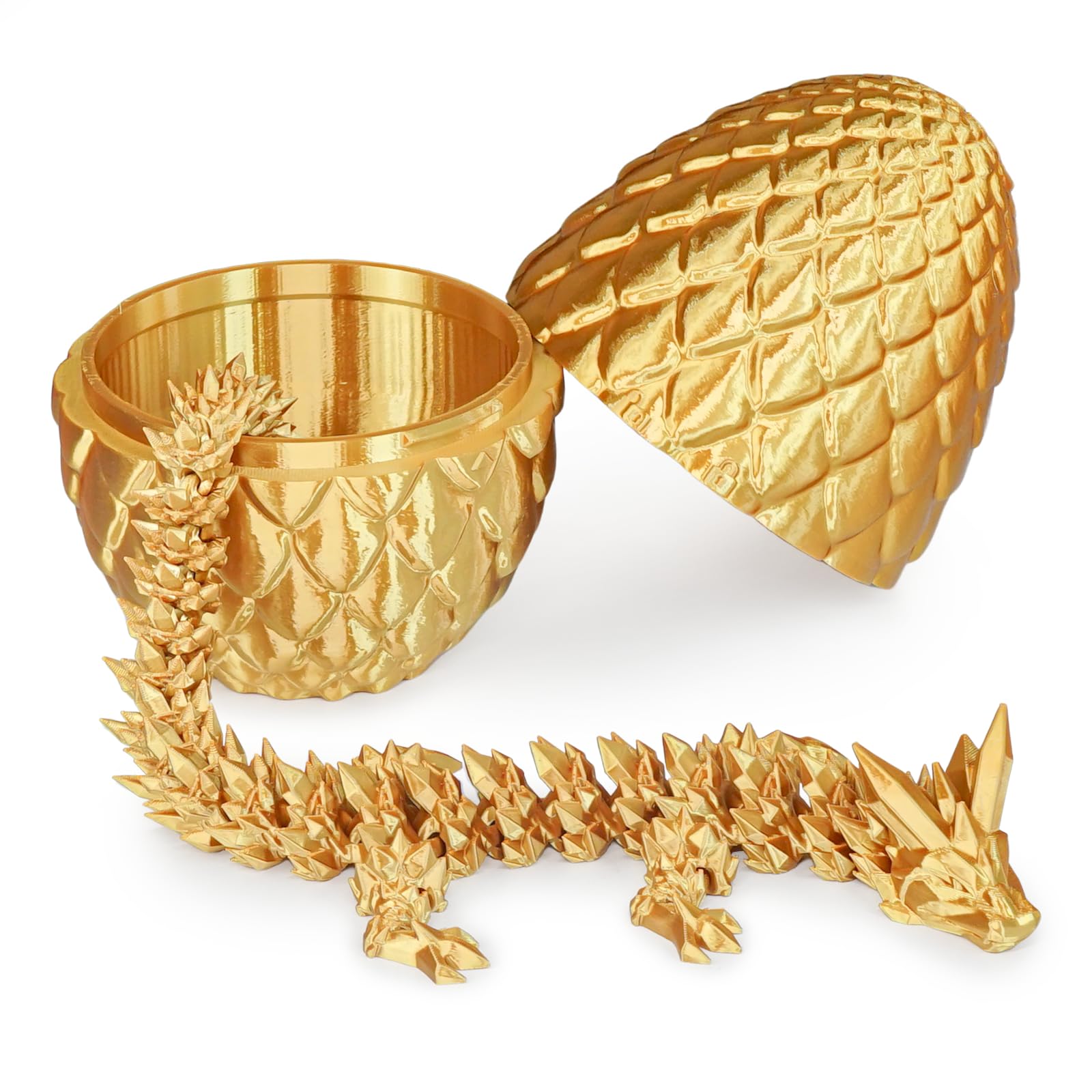 Überraschungseier - Drachenei mit Drachen im Inneren, Geschenke für Kinder und Erwachsene, 3D-gedrucktes Fidget-Spielzeug, perfekt für Weihnachten, Ostern, Geburtstage, Dekoration, Stressabbau