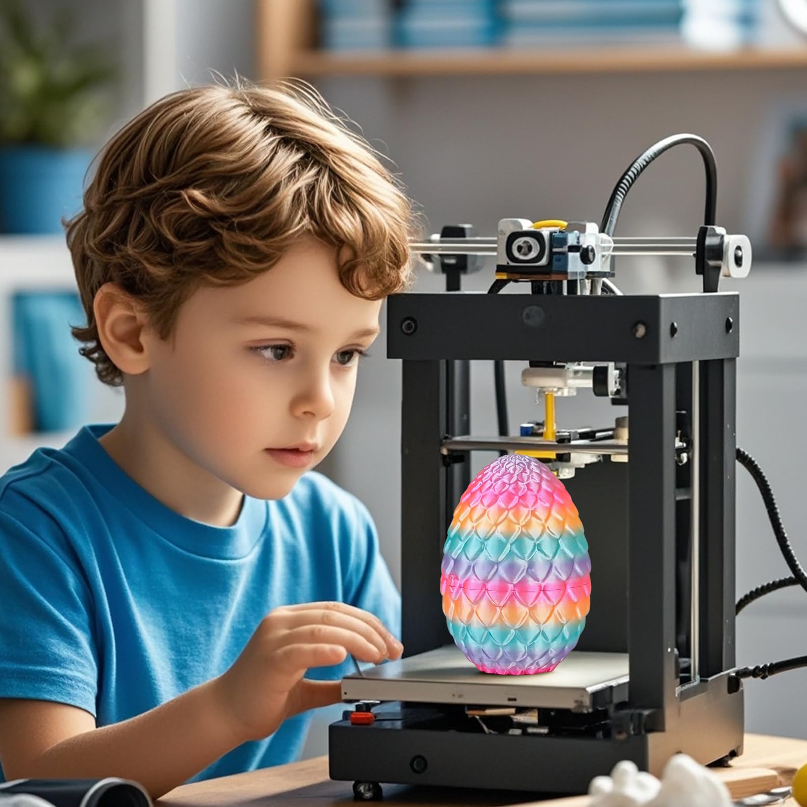 Überraschungseier - Drachenei mit Drachen im Inneren, Geschenke für Kinder und Erwachsene, 3D-gedrucktes Fidget-Spielzeug, perfekt für Weihnachten, Ostern, Geburtstage, Dekoration, Stressabbau