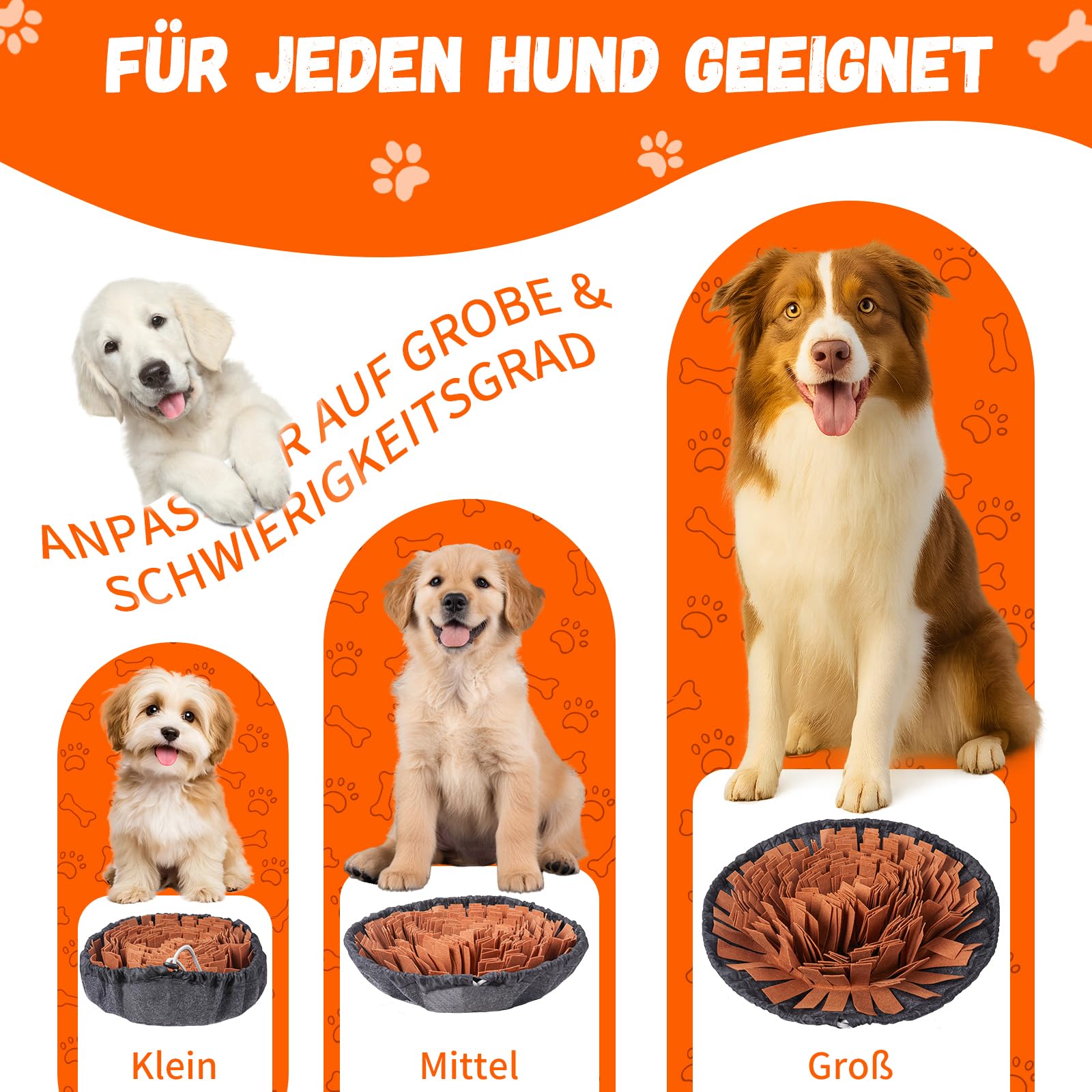 Robustes und langlebiges Intelligenzspielzeug für Hunde, das für alle Hunderassen geeignet und waschbar ist! NEU & OVP!