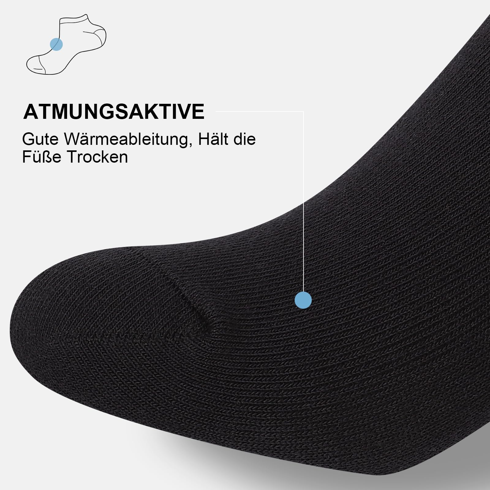 Sneaker Socken Herren Damen 10 Paar Kurzsocken Baumwolle