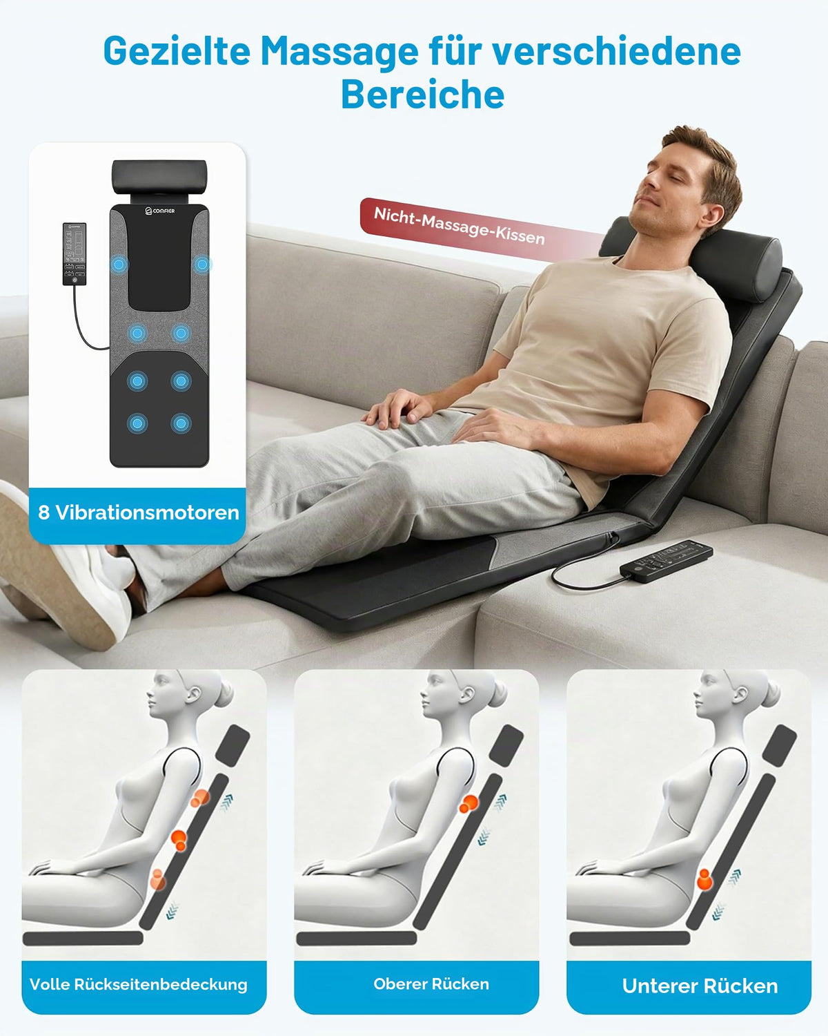 Massage Matte mit Heizung!