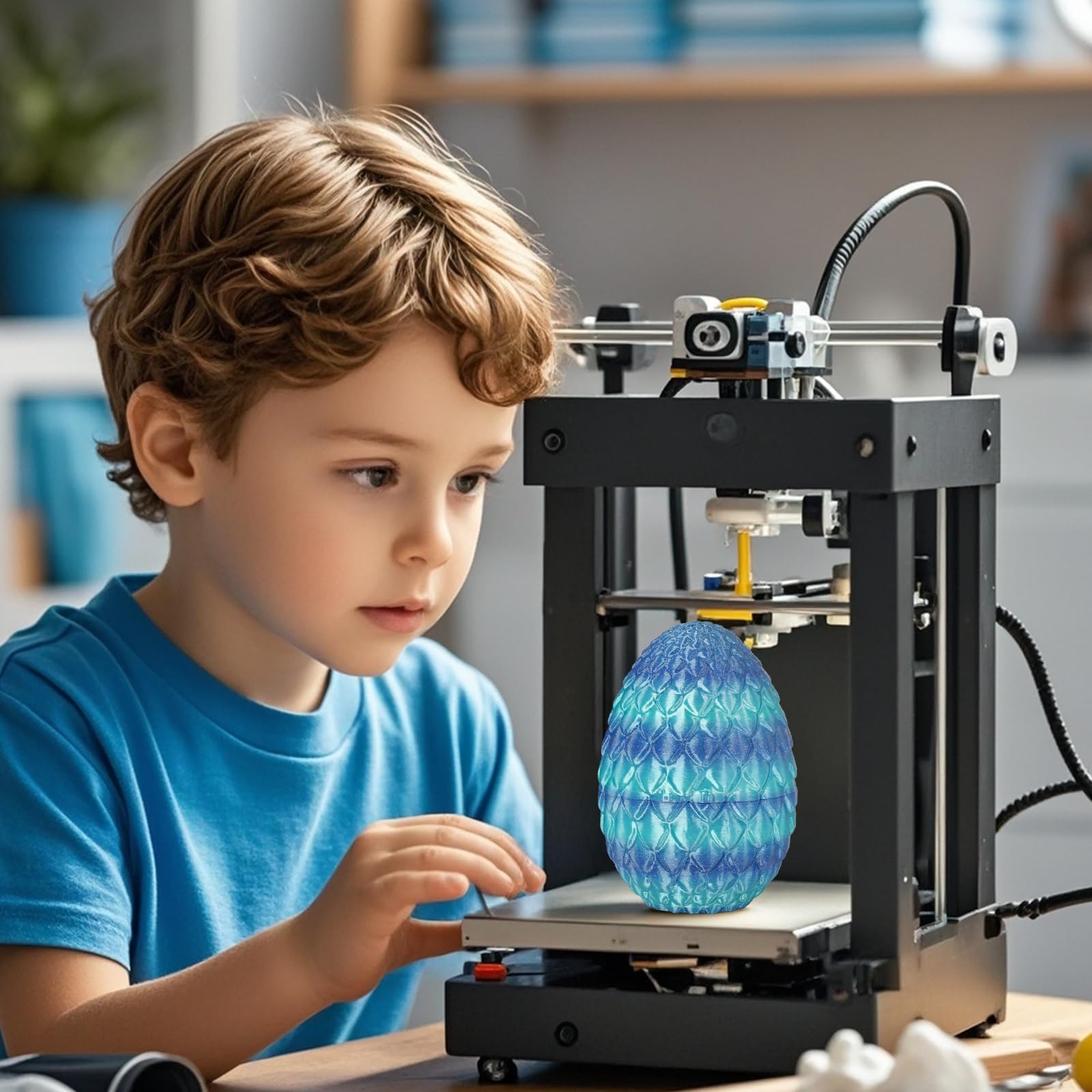 Überraschungseier - Drachenei mit Drachen im Inneren, Geschenke für Kinder und Erwachsene, 3D-gedrucktes Fidget-Spielzeug, perfekt für Weihnachten, Ostern, Geburtstage, Dekoration, Stressabbau