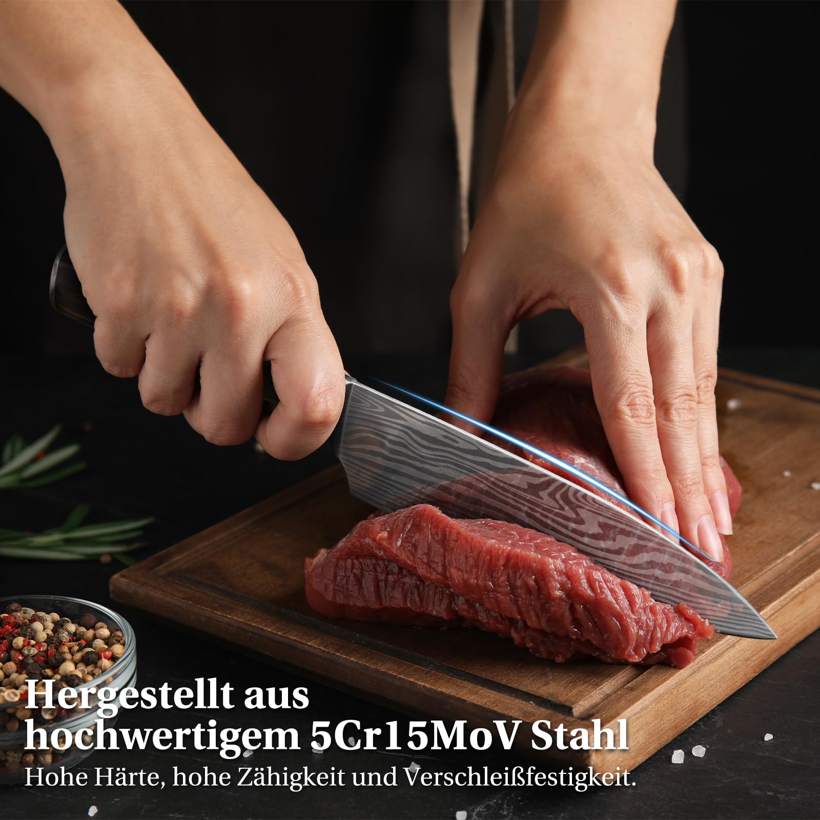 Geschenke für Männer, Küchenmesser Vater Geschenk Weihnachten, Kochmesser, Geburtstagsgeschenk für Papa, Männer Geschenk für ihn, Weihnachtsgeschenke