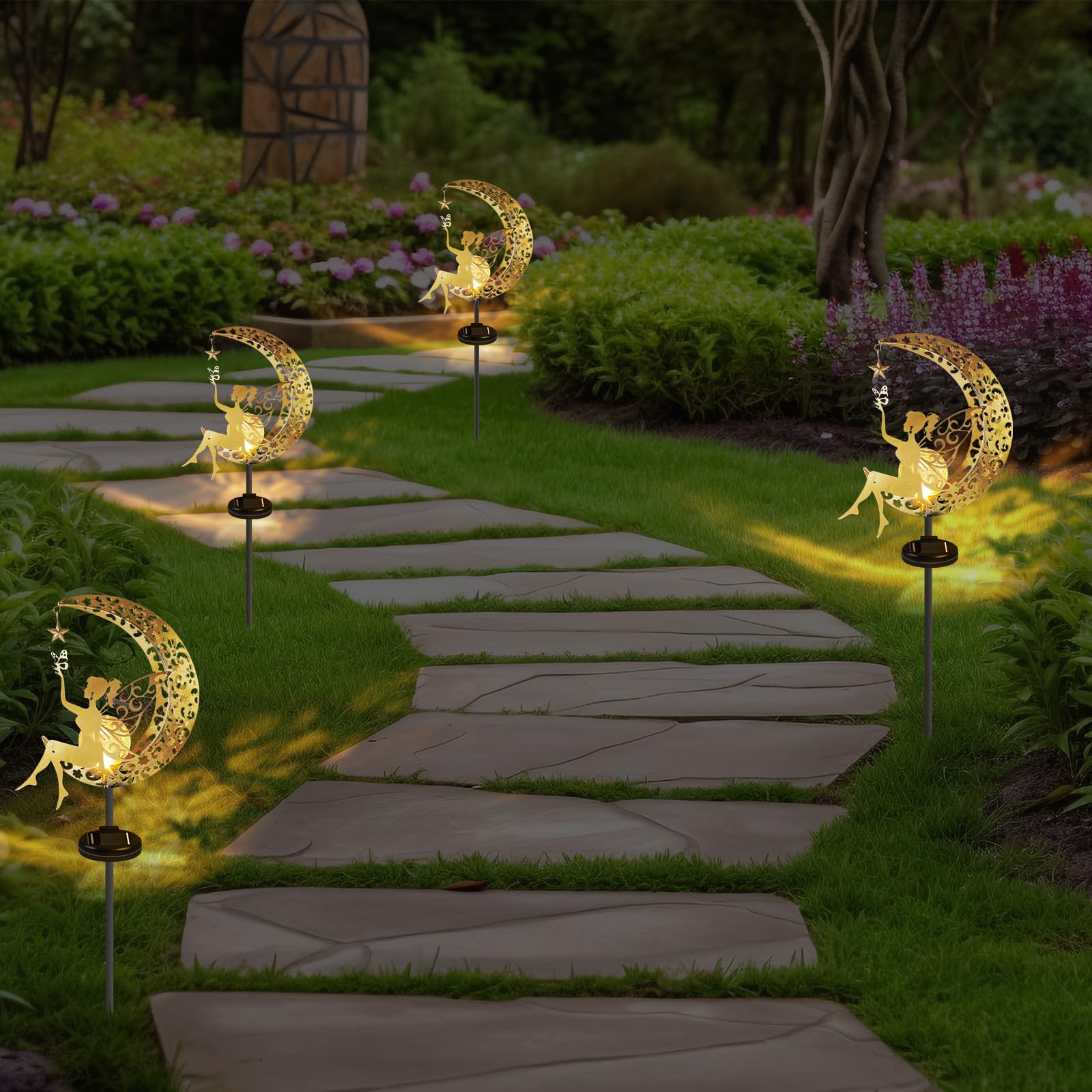 Solarleuchten Garten Schilf, Solarlampen für Außen, Wasserdichte Gartendeko für Draußen, Solar Deko für Rasen Gehweg Balkon Terrassen Landschaft Wegbeleuchtung