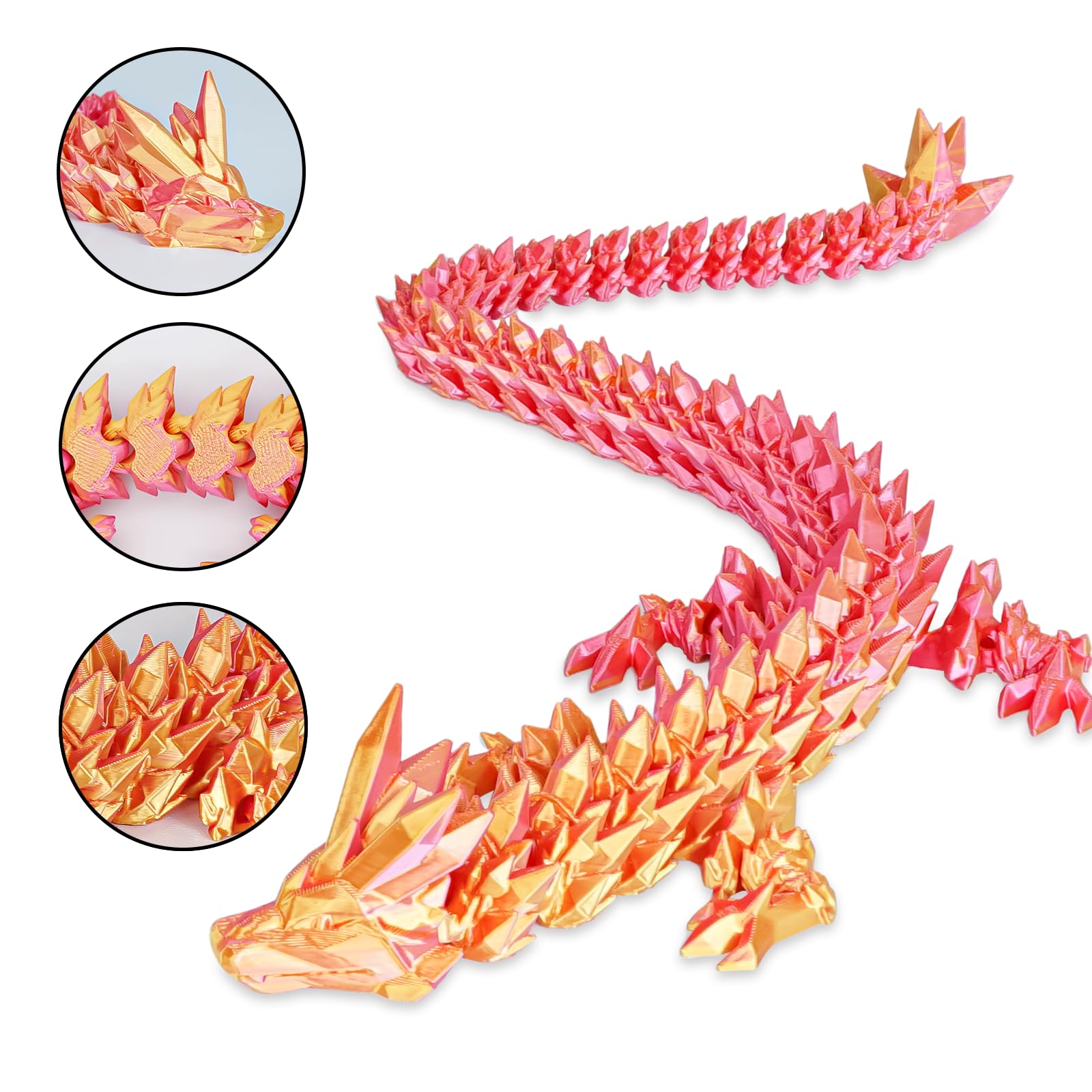 Überraschungseier - Drachenei mit Drachen im Inneren, Geschenke für Kinder und Erwachsene, 3D-gedrucktes Fidget-Spielzeug, perfekt für Weihnachten, Ostern, Geburtstage, Dekoration, Stressabbau