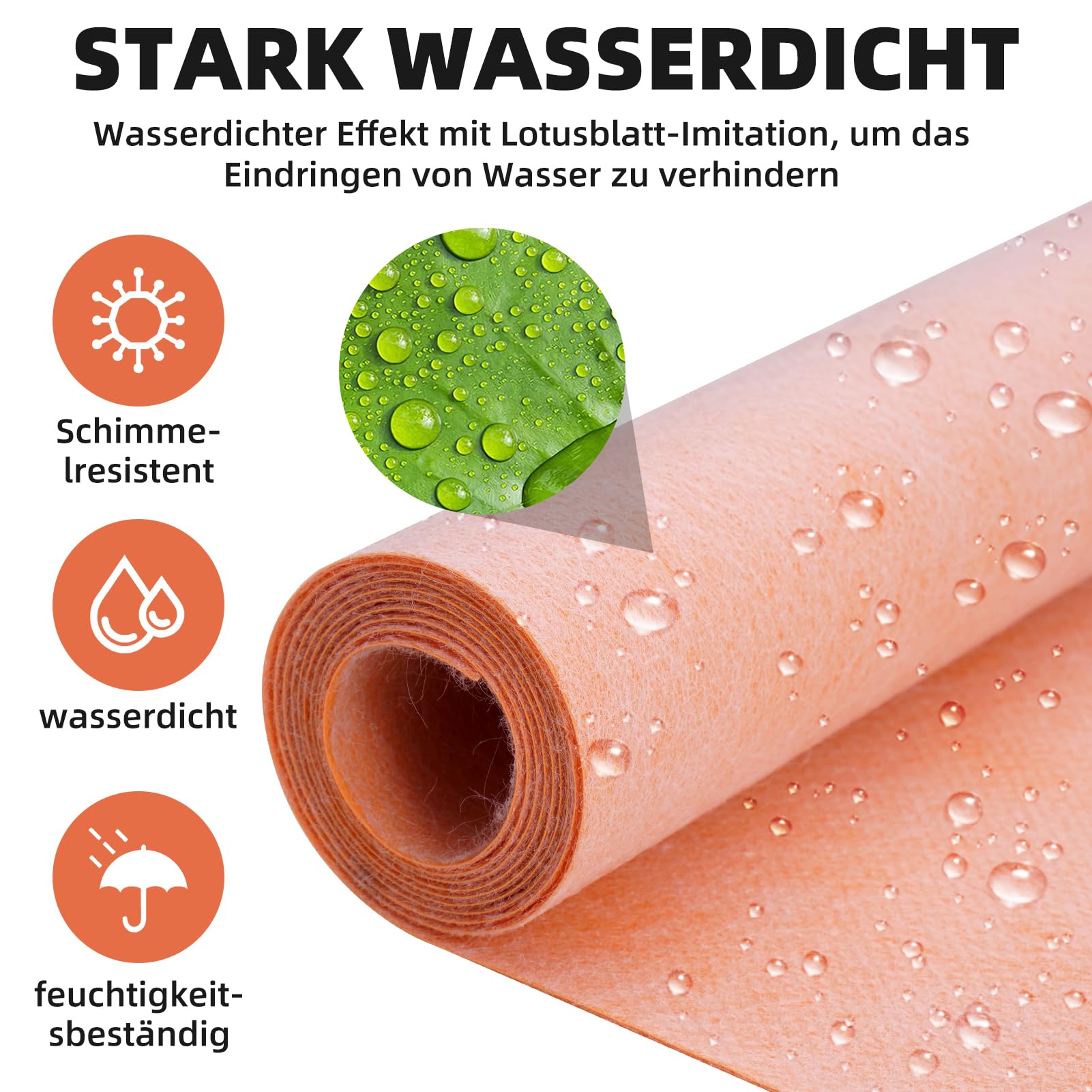 10 x Abdichtungs-Rollen à 30 m2 - Dichtbahnen - Abdichtung Duschen/Terrassen - NEU & OVP! - Direkt ab Lager Schweiz!