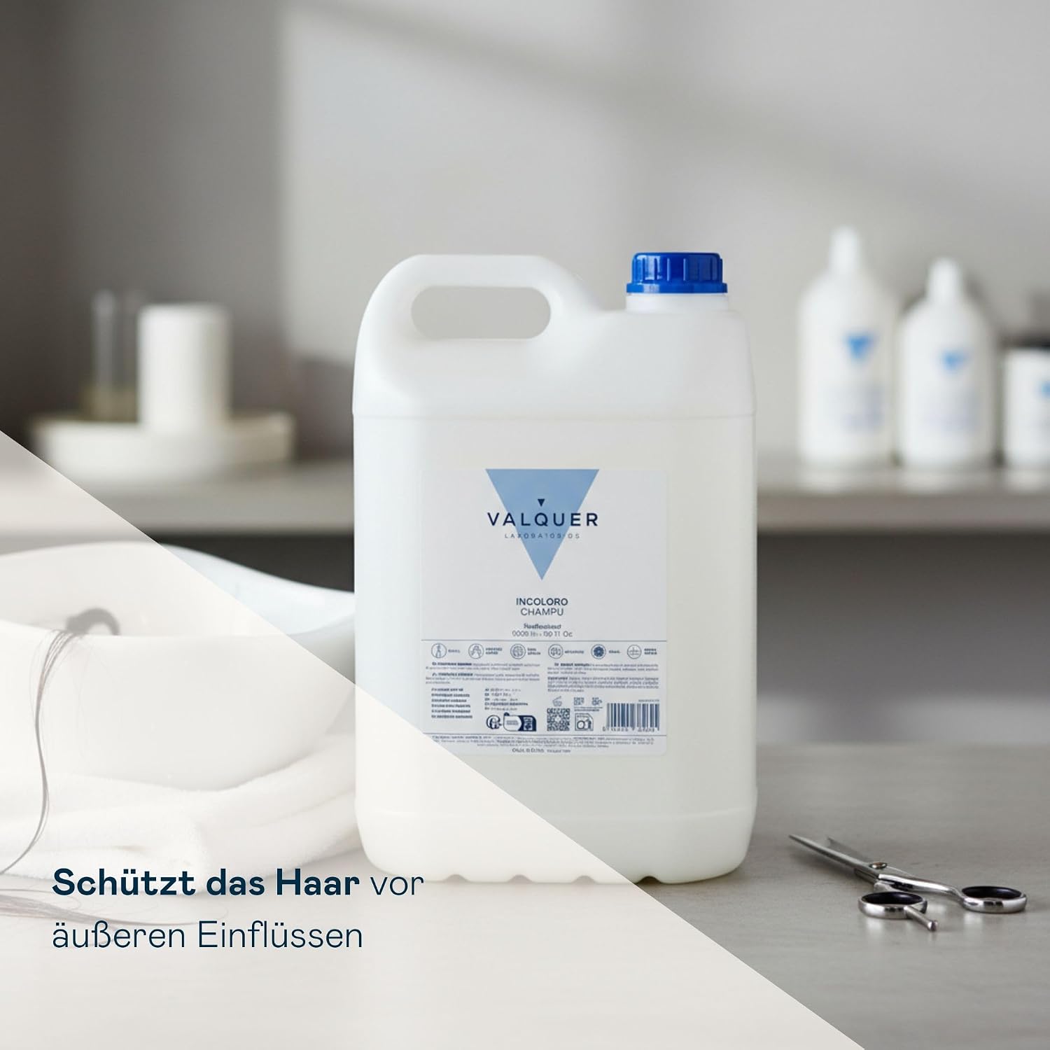 5 L Professionelle Shampoo Flasche | Stärkt und schützt das Haar | Tiefenreinigung und Geschmeidigkeit für alle Haartypen | Vegane Formel, silikonfrei